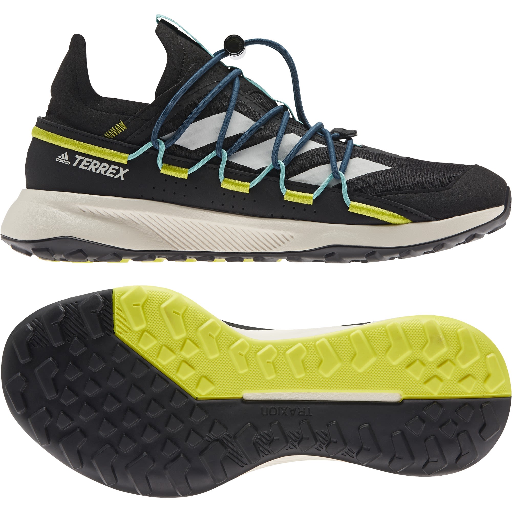 adidas Terrex Voyager 21 Schwarz- Male Trailrunning- und Laufschuhe- Grsse EU 42 2-3 - Farbe Core Black - Chalk White - Acid Mint