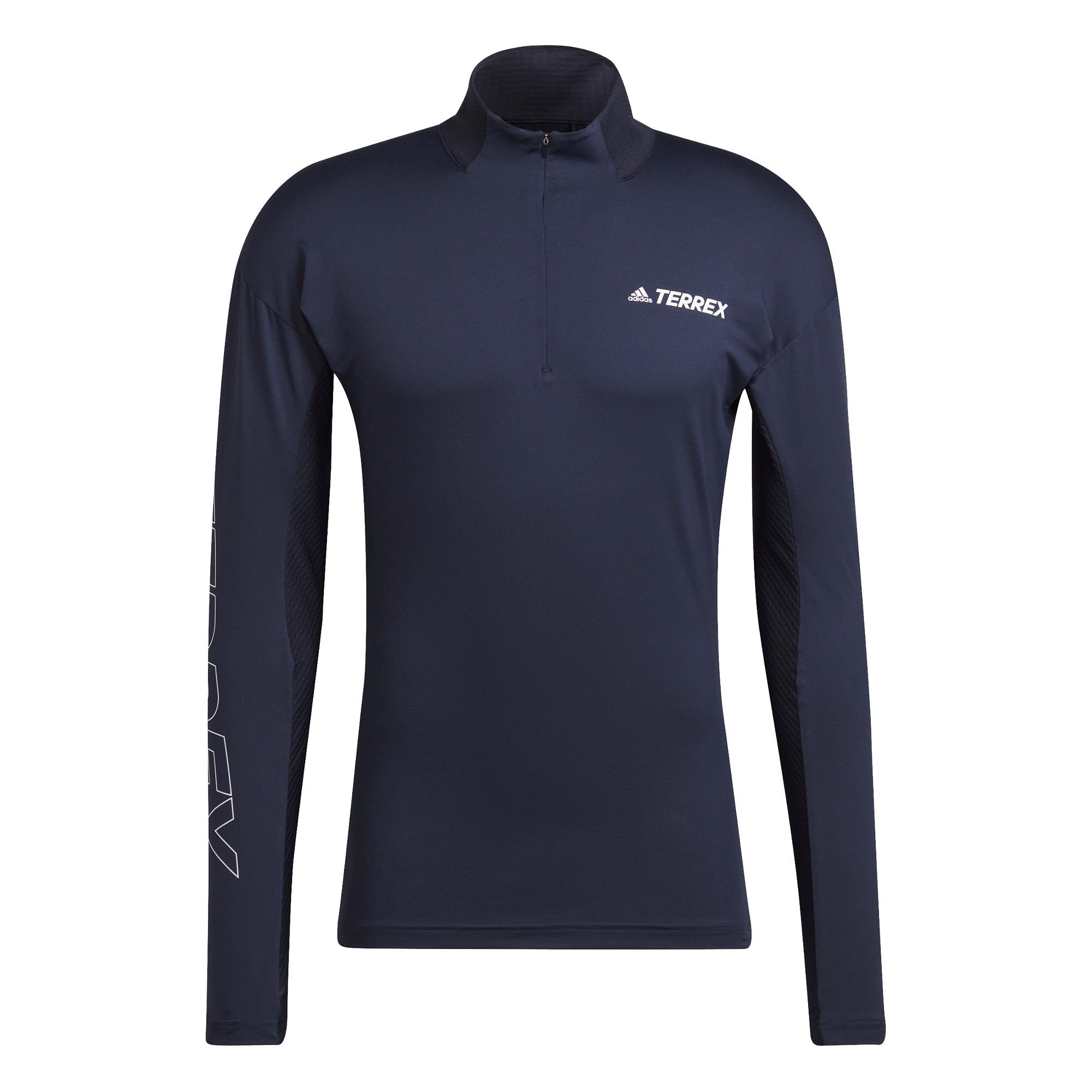 adidas Terrex Xperior Long-Sleeve Blau- Male Langarm-Shirts- Grsse S - Farbe Legend Ink