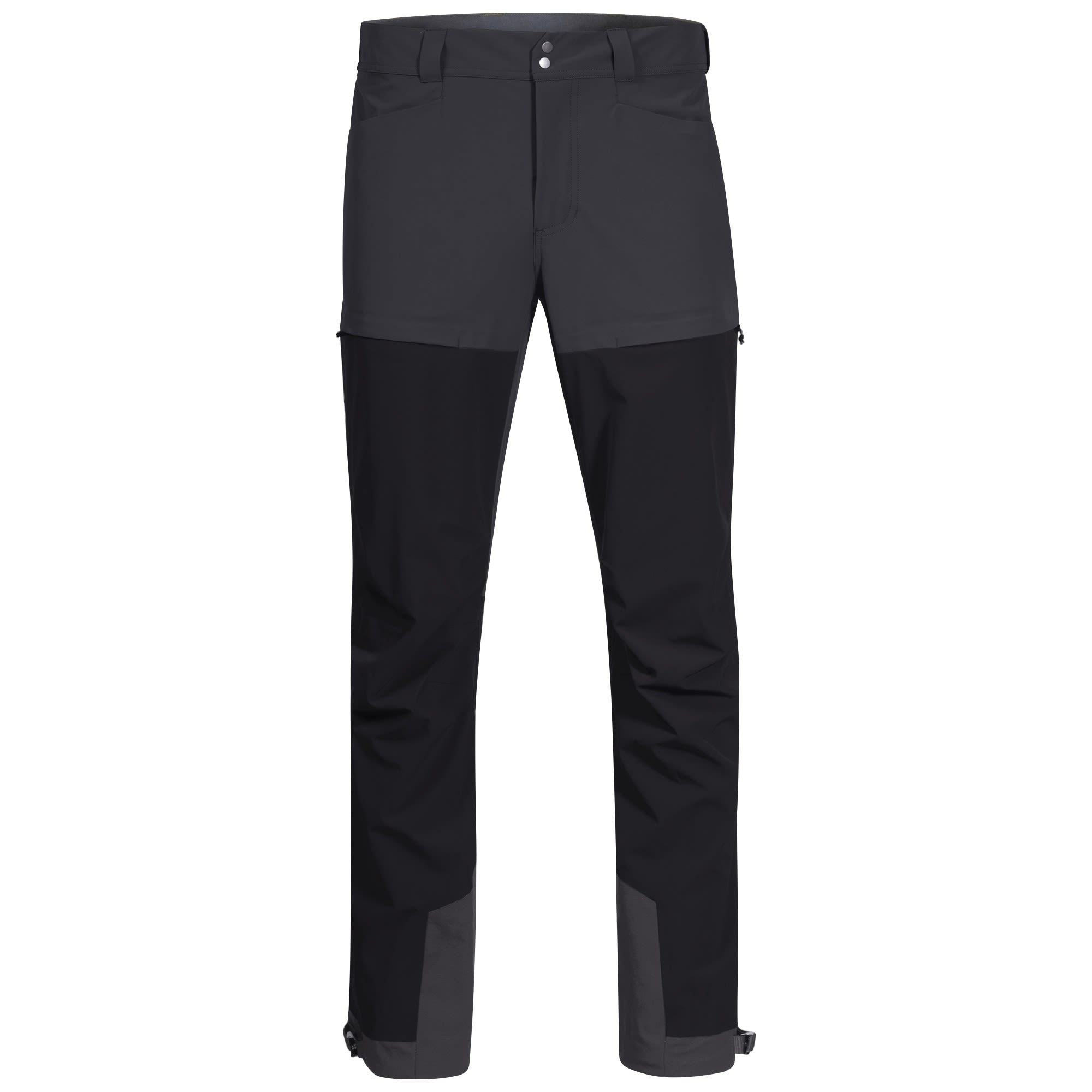 Bergans Bekkely Hybrid Pants Grau - Schwarz- Male Hosen- Grsse S - Farbe Black - Solid Charcoal