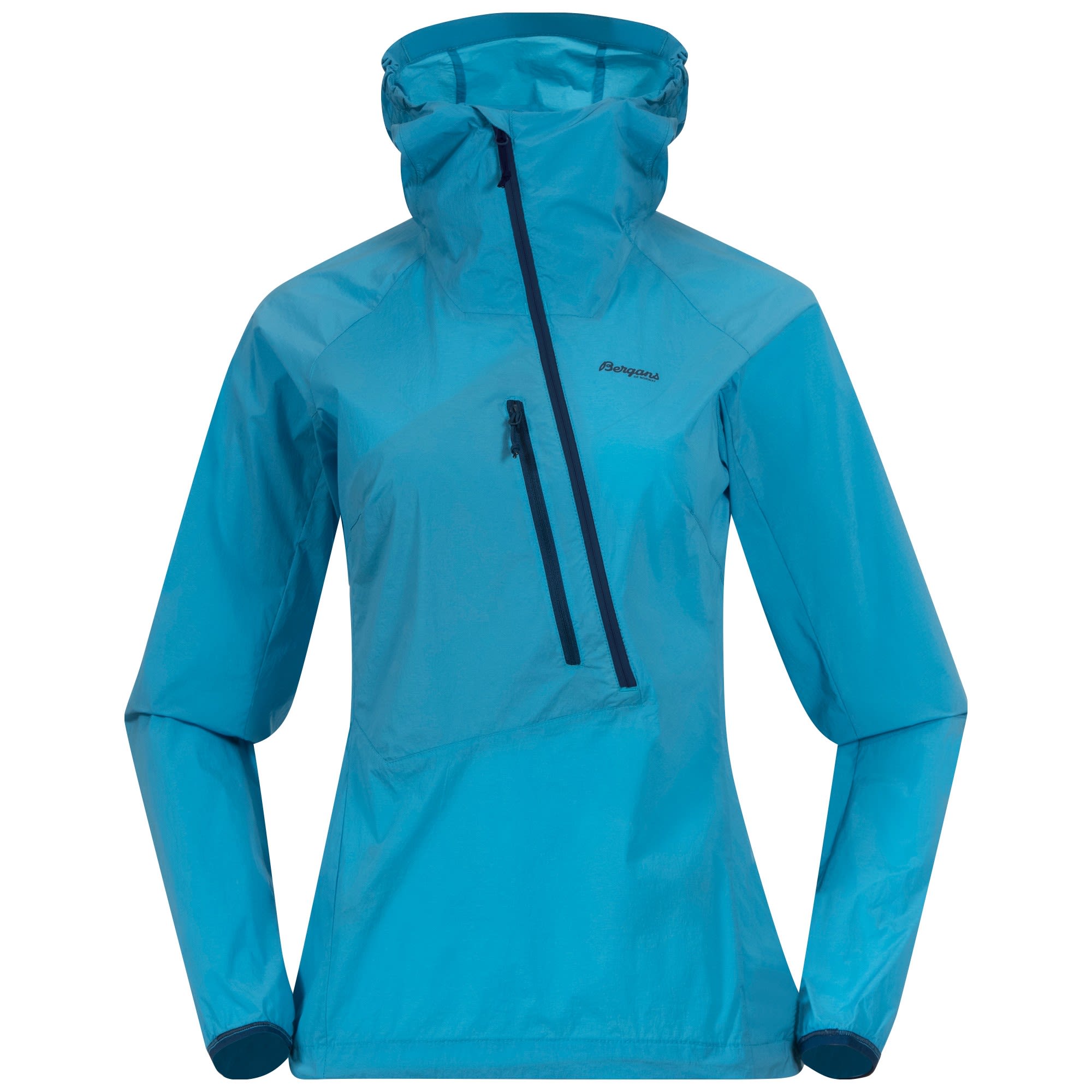 Bergans Cecilie Light Wind Anorak Blau- Female Anoraks- Grsse XS - Farbe Clear Ice Blue