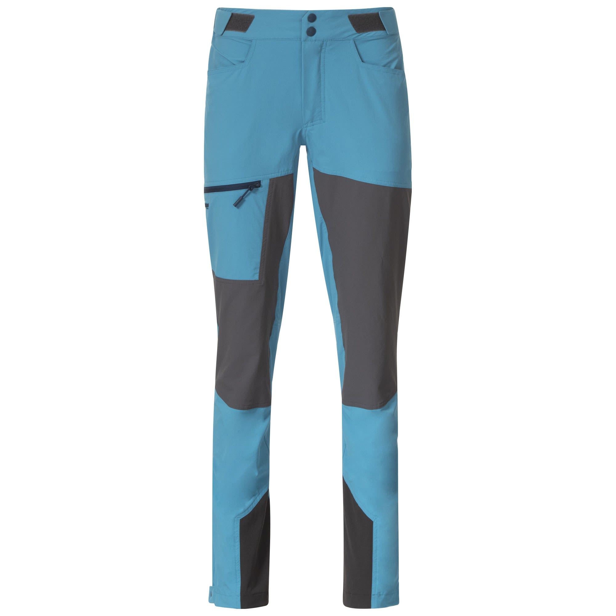 Bergans Cecilie Mountain Softshell Pants Blau- Female Hosen- Grsse XS - Farbe Clear Ice Blue - Solid Dark Grey