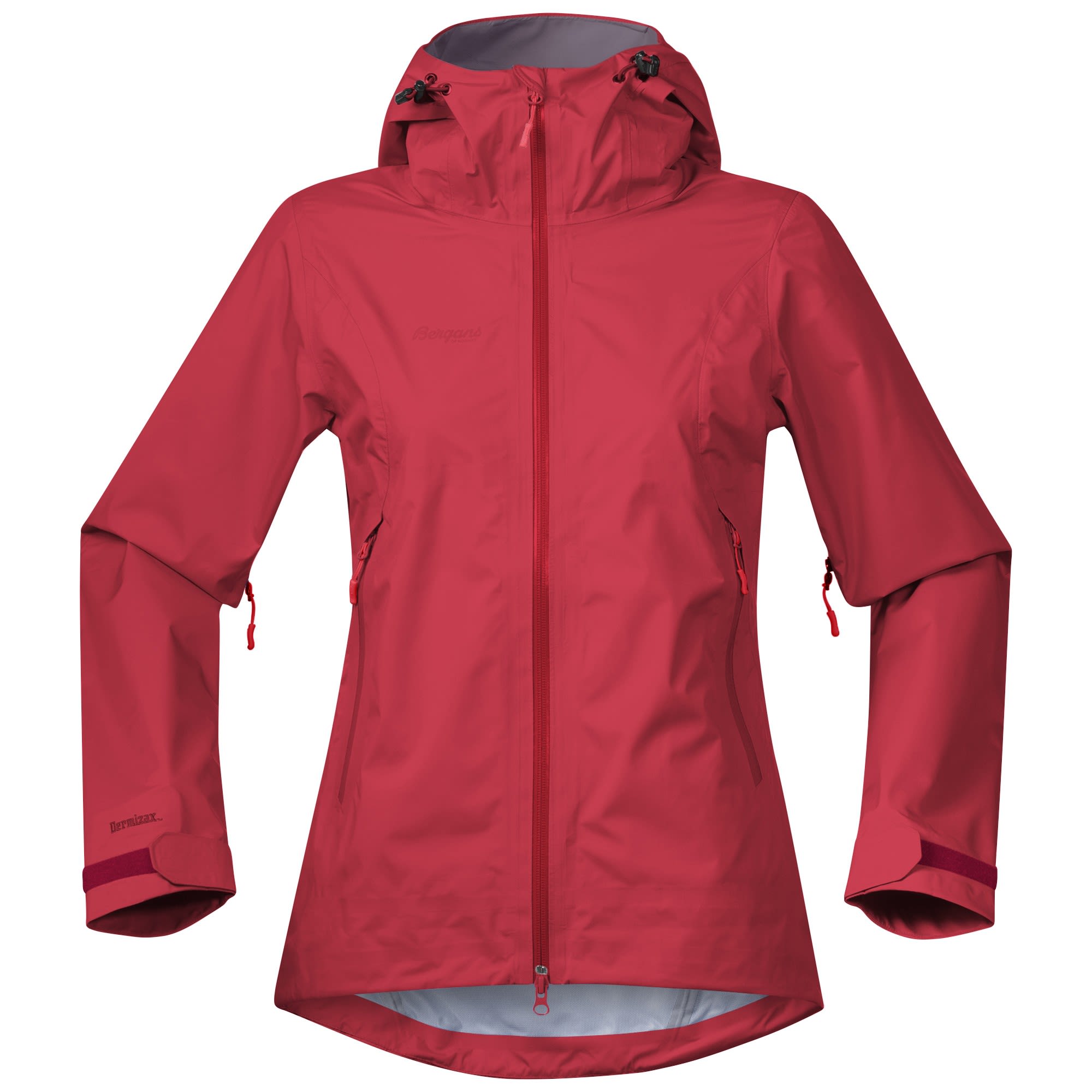 Bergans Letto Jacket (Vorgngermodell) Rot- Female Dermizax- Regenjacken und Hardshells- Grsse XS - Farbe Red - Fire Red