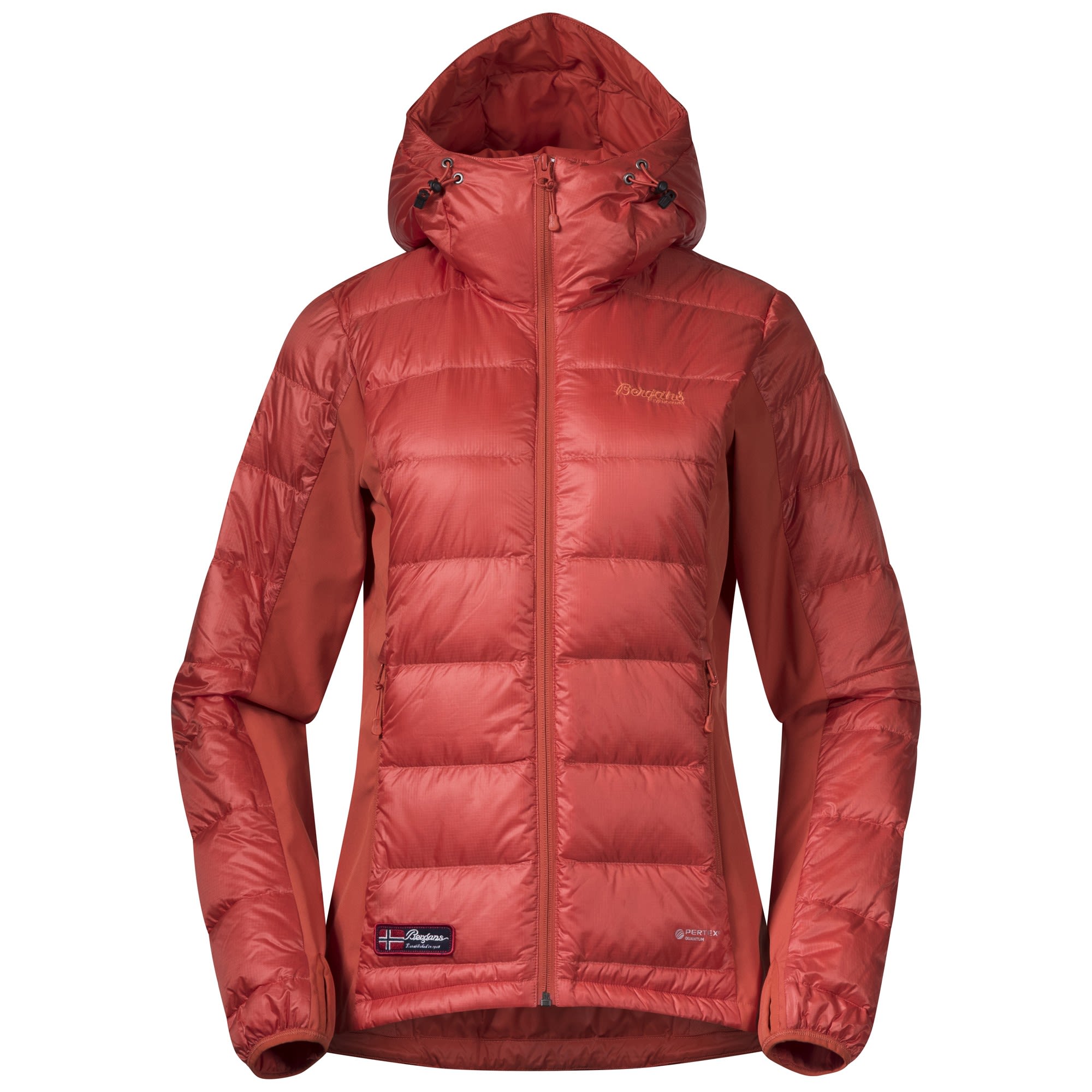 Bergans Myre Down Jacket Orange- Female Daunen Anoraks- Grsse XS - Farbe Brick