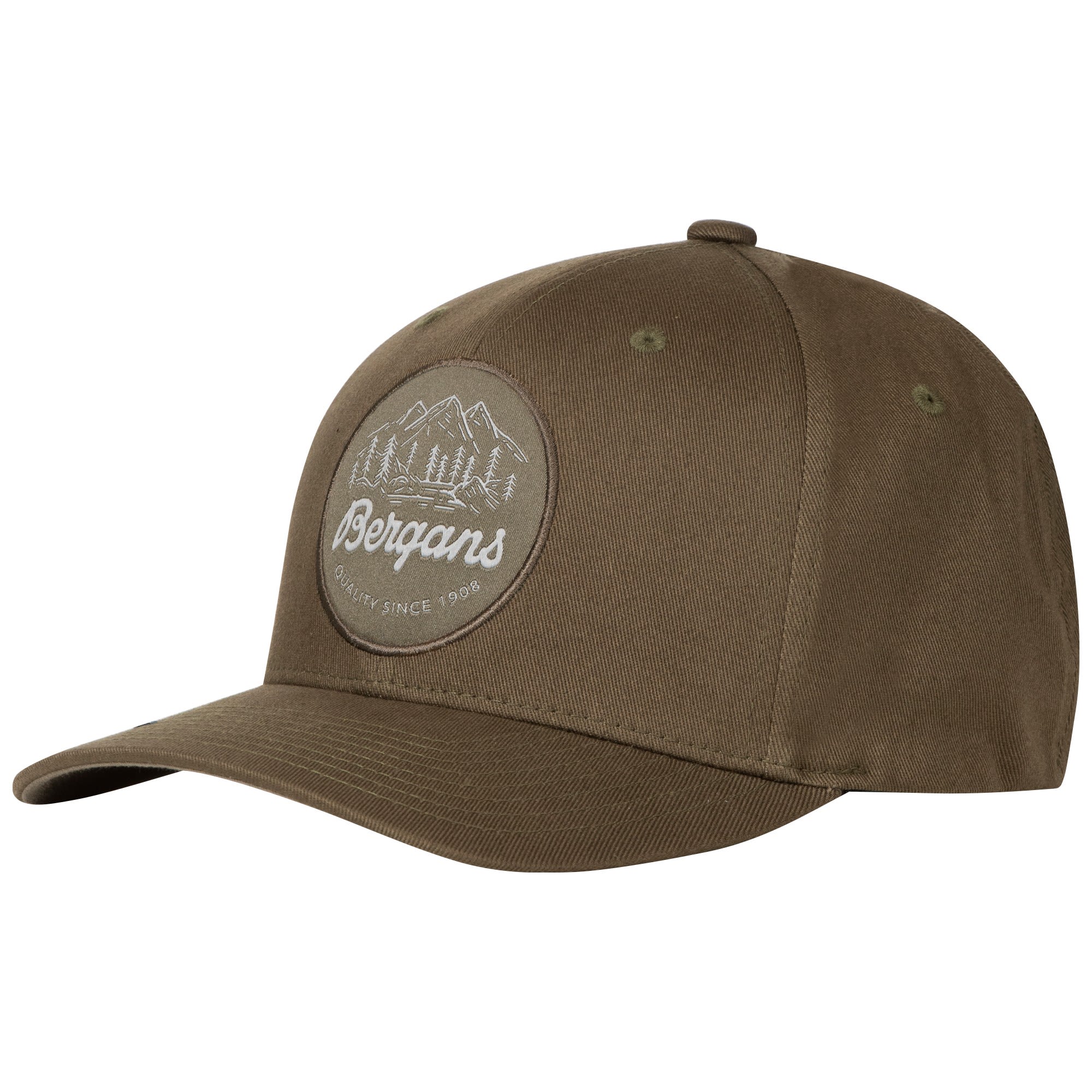 Bergans Nordmarka Epoch Flexfit Cap Braun- Kopfbedeckungen- Grsse S-M - Farbe Green Mud