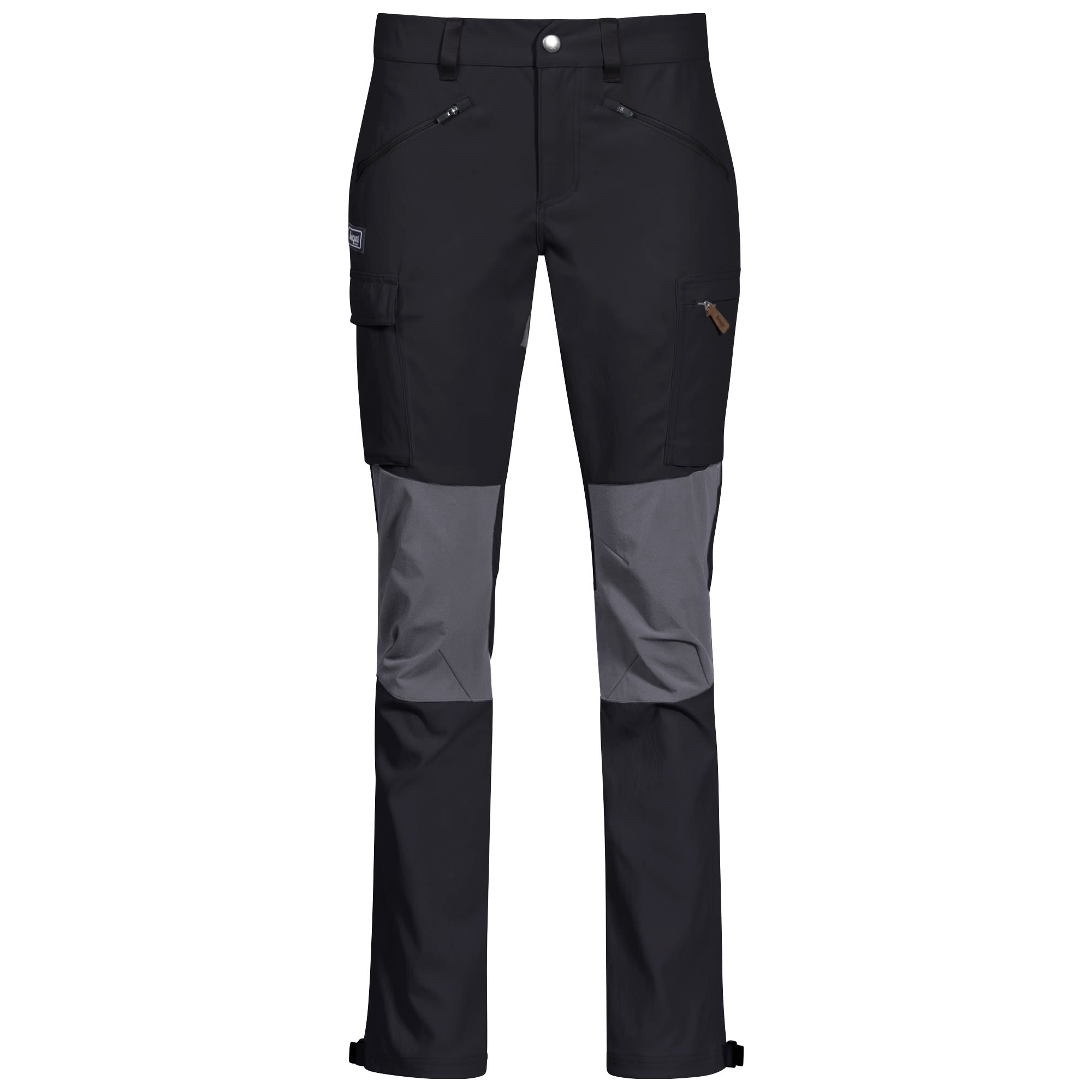 Bergans Nordmarka Hybrid Pants Schwarz- Female Lange Hosen- Grsse XS - Farbe Black - Solid Dark Grey