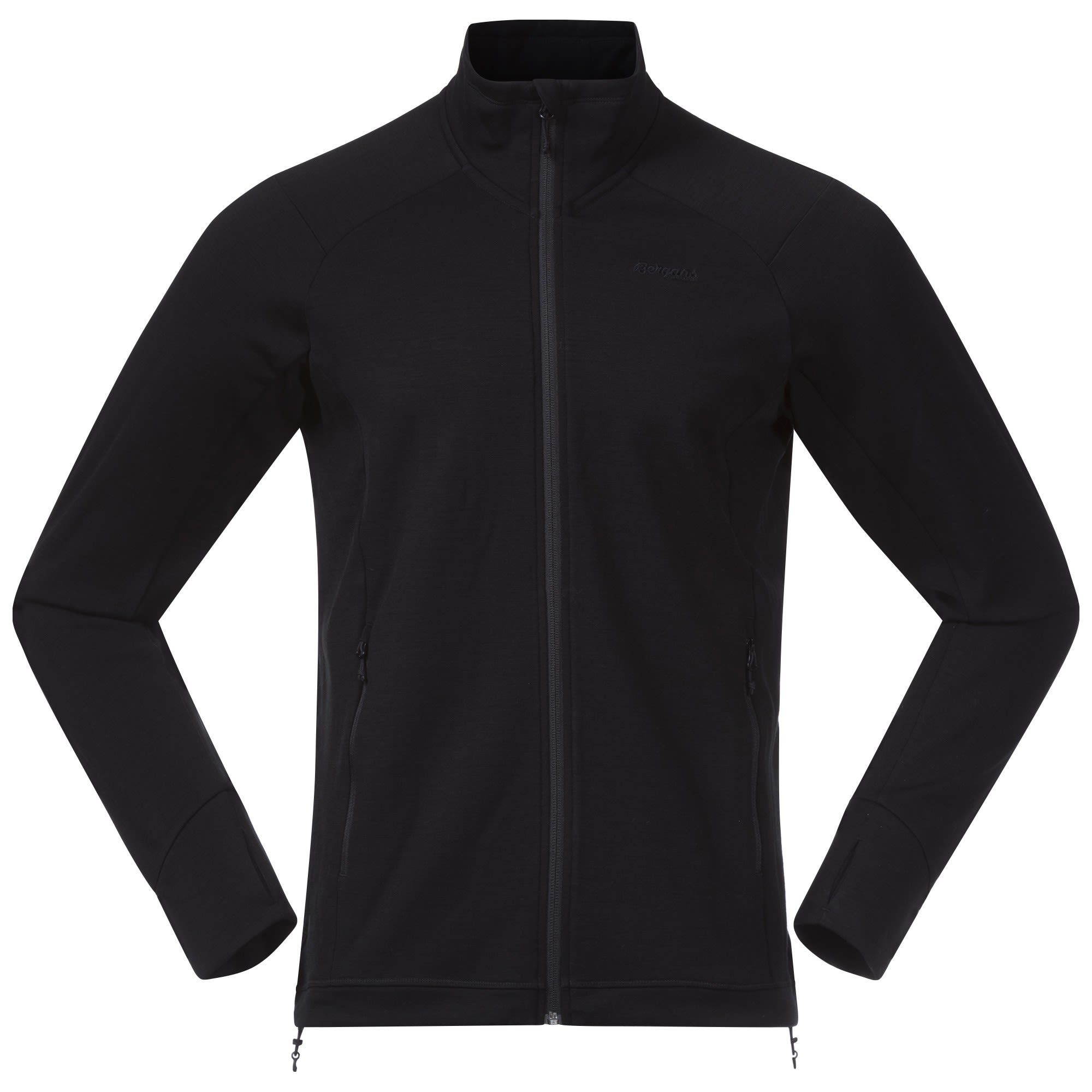 Bergans Ulstein Wool Jacket Schwarz- Male Merino Isolationsjacken- Grsse S - Farbe Black