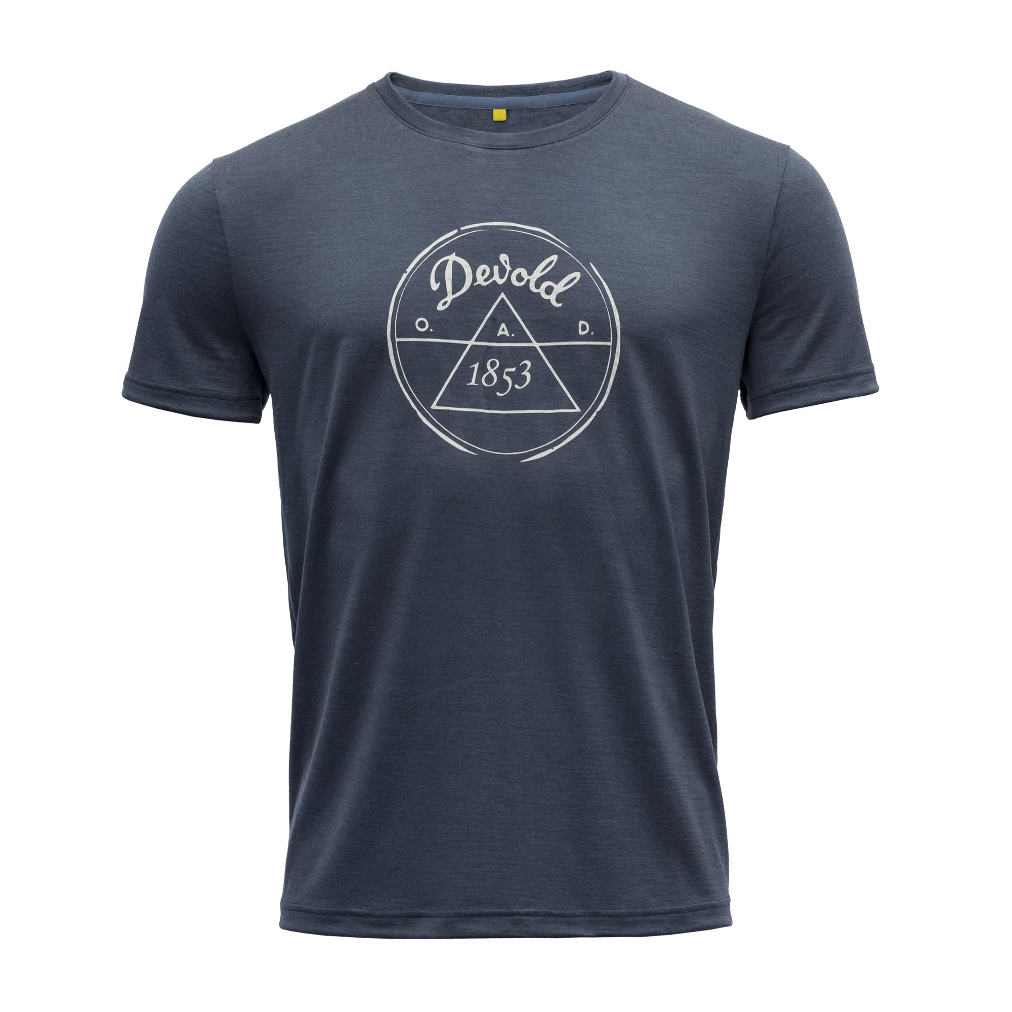 Devold 1853 Merino 150 Tee Blau- Male Merino T-Shirts- Grsse S - Farbe Night