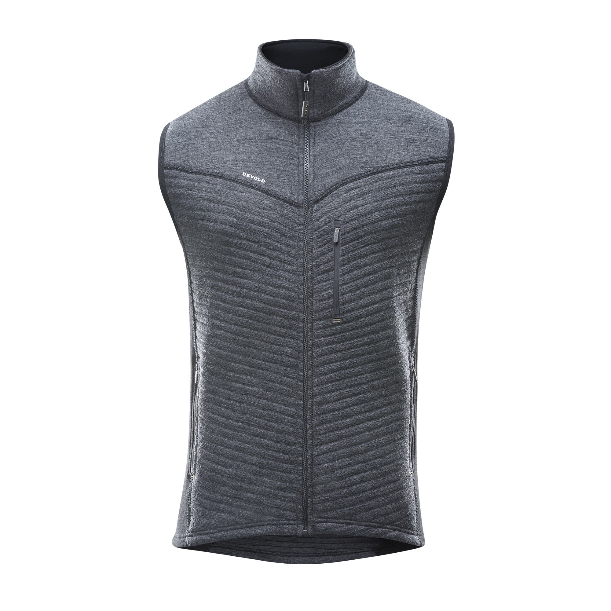 Devold Tinden Spacer Merino Vest Grau- Male Merino Westen- Grsse L - Farbe Anthracite