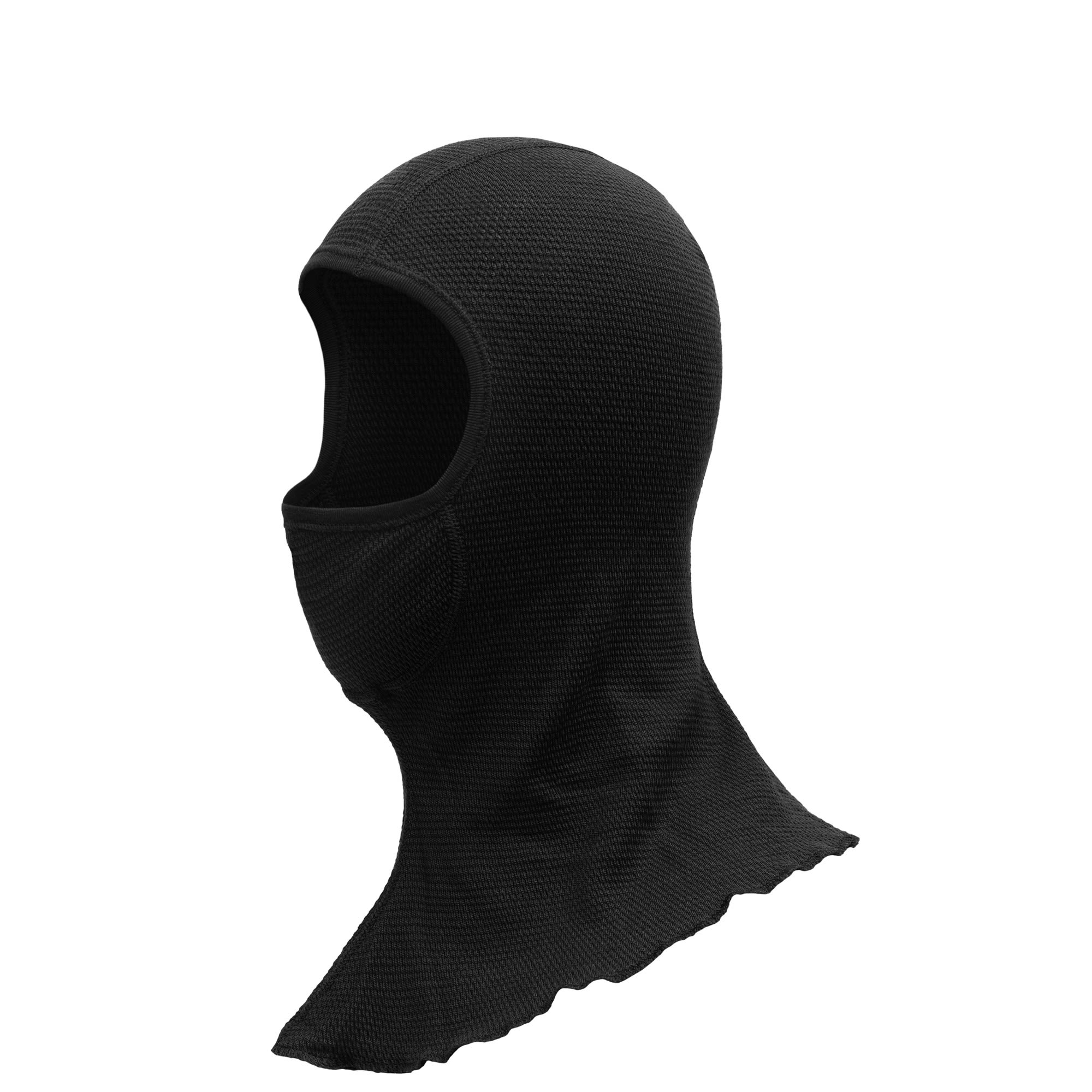 Devold Wool Mesh 190 Balaclava Schwarz- Merino Sturmhauben- Grsse One Size - Farbe Caviar