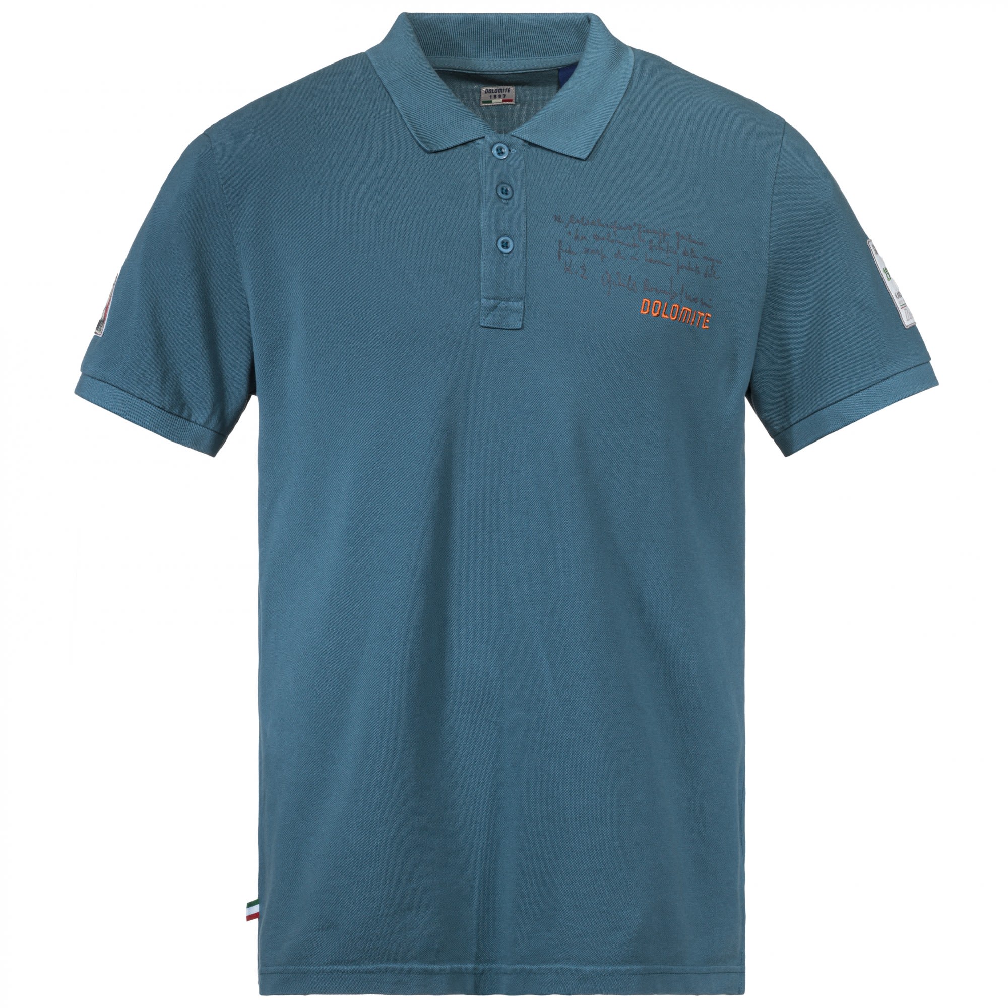 Dolomite Karakorum Polo Shirt Blau- Male Kurzarm-Shirts- Grsse S - Farbe Davy Blue