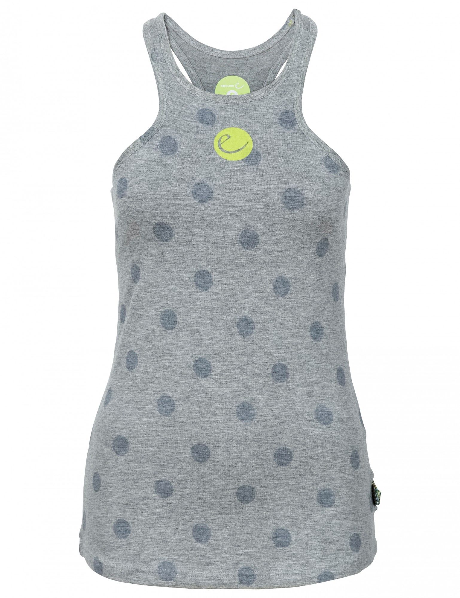 Edelrid Wallerina Tank II Grau- Female Tops - rmellose Shirts- Grsse L - 40 - Farbe Dots