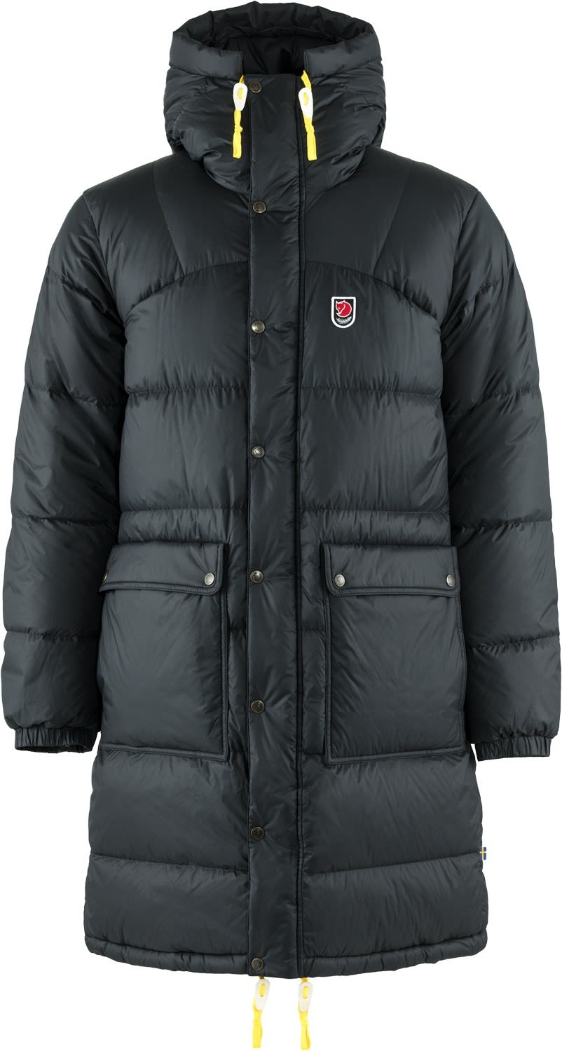 Fjllrven Expedition Long Down Parka Schwarz- Male Daunen Freizeitmntel- Grsse S - Farbe Black