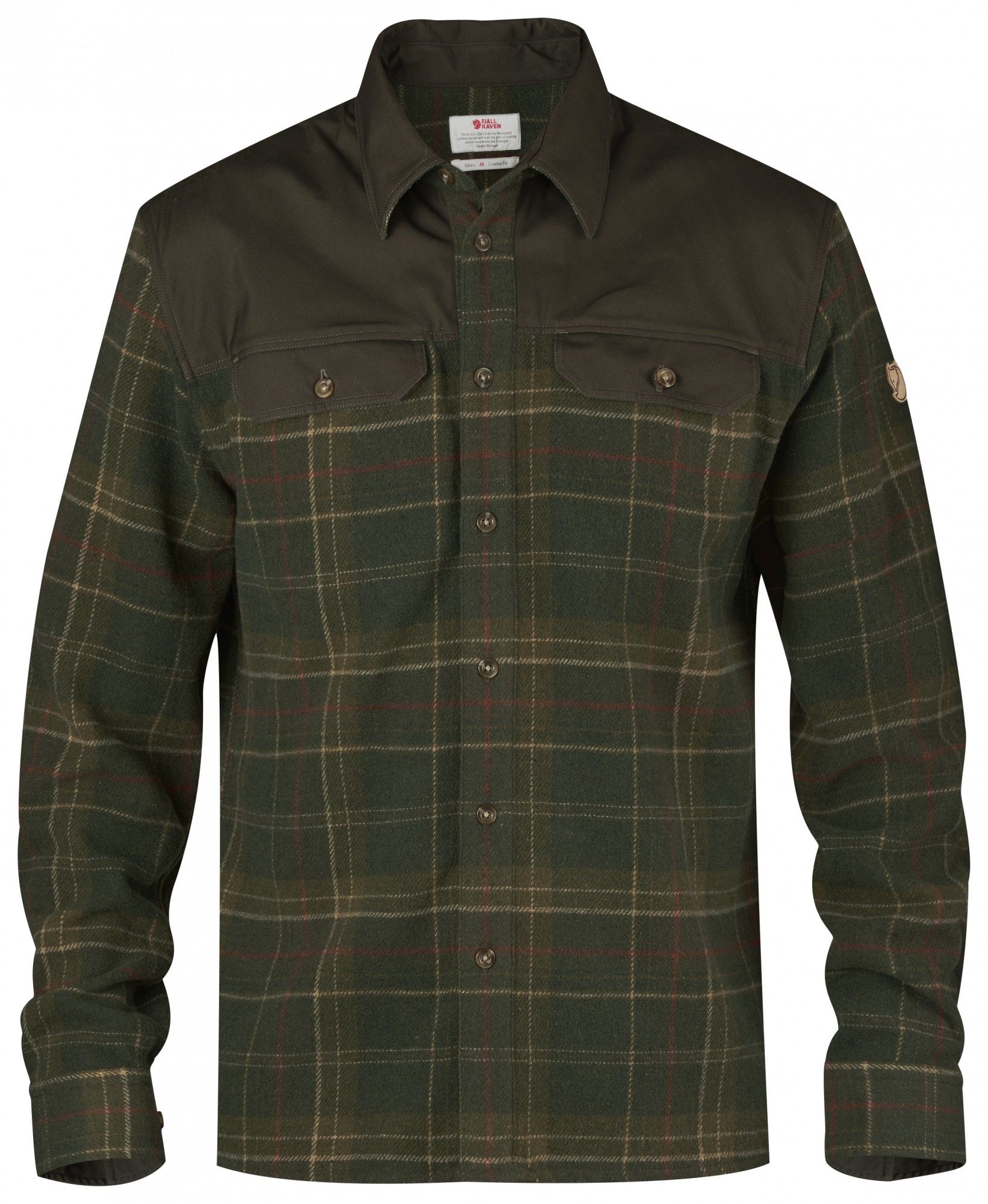 Fjllrven Granit Shirt Kariert - Grn- Male G-1000(R) Hemden- Grsse XXL - Farbe Green