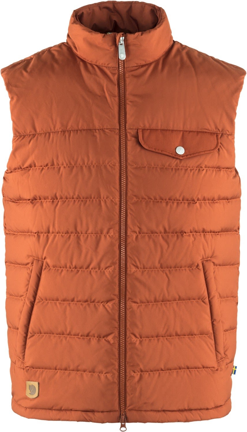 Fjllrven Greenland Down Liner Vest Orange- Male G-1000(R) Westen- Grsse L - Farbe Autumn Leaf