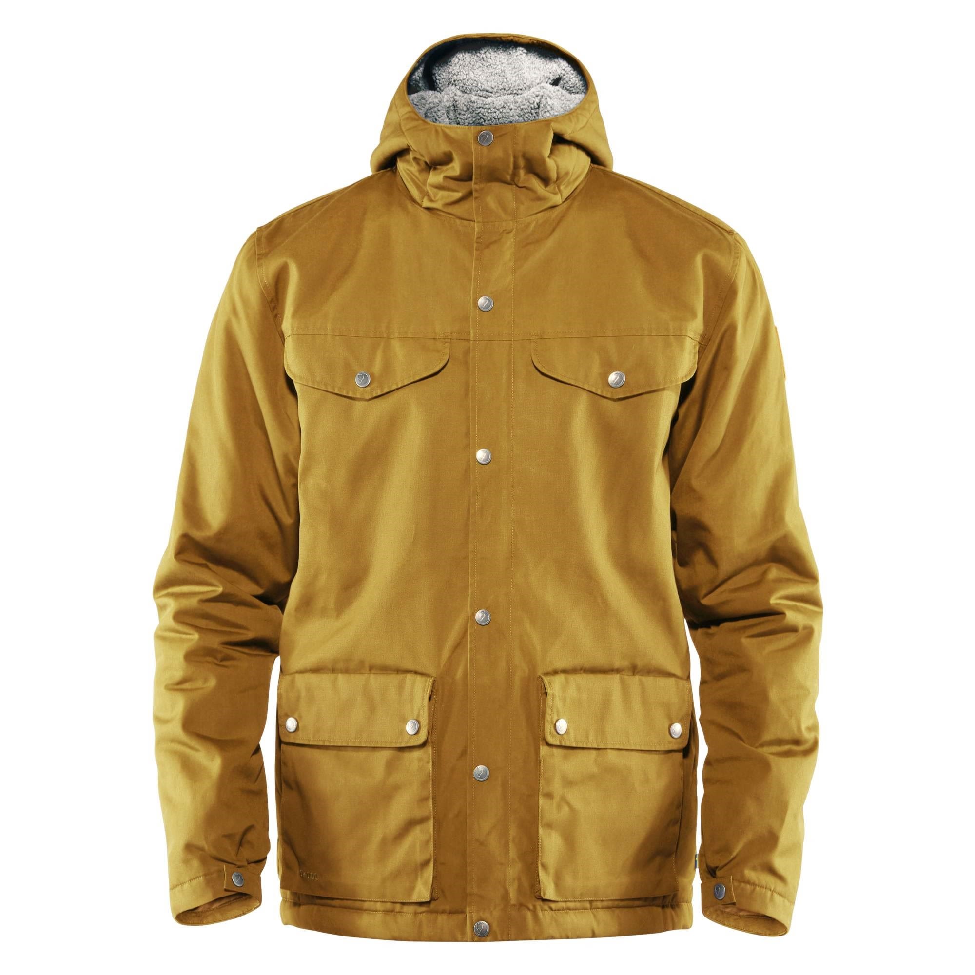 Fjllrven Greenland Winter Jacket Braun - Gelb- Male G-1000(R) Isolationsjacken- Grsse S - Farbe Acorn