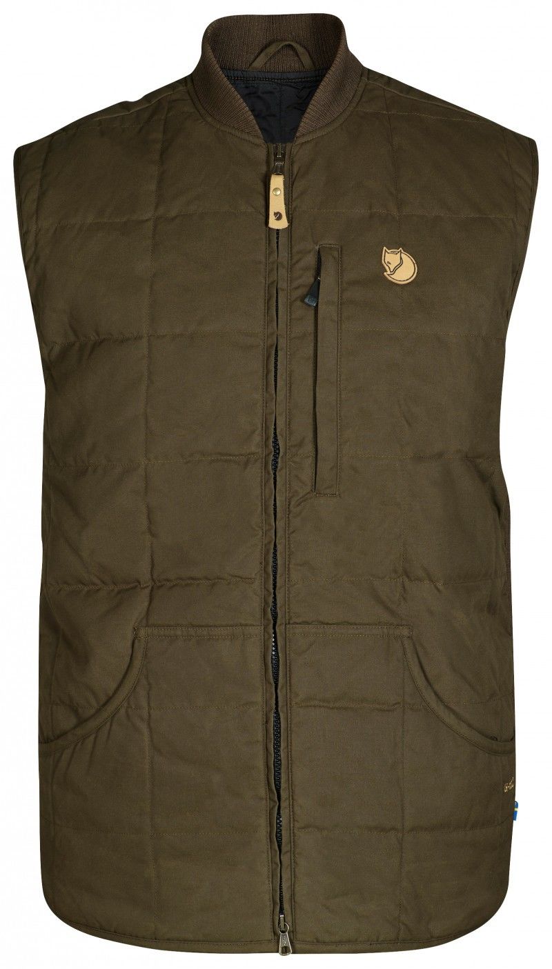 Fjllrven Grimsey Vest Grn - Oliv- Male G-1000(R) Westen- Grsse S - Farbe Dark Olive