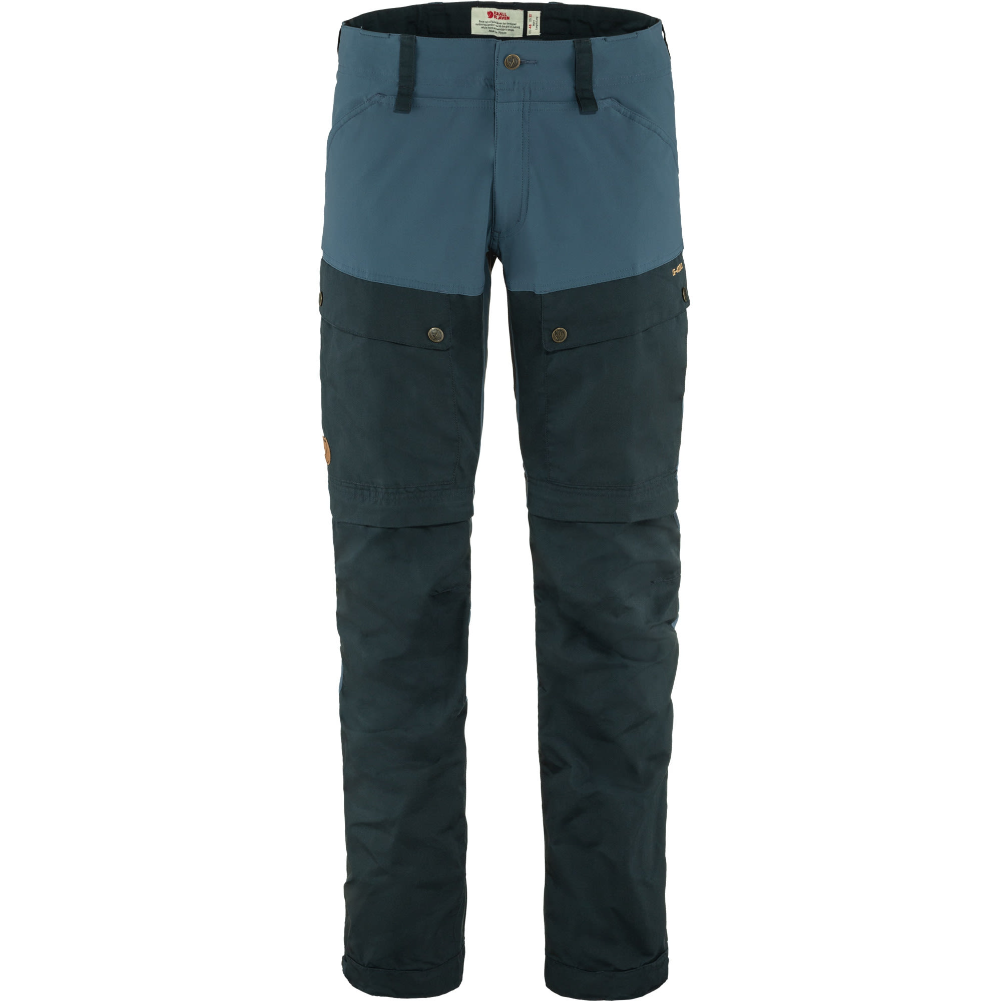 Fjllrven Keb Gaiter Trousers Colorblock - Blau- Male G-1000(R) Shorts- Grsse 48 - Farbe Dark Navy - Uncle Blue