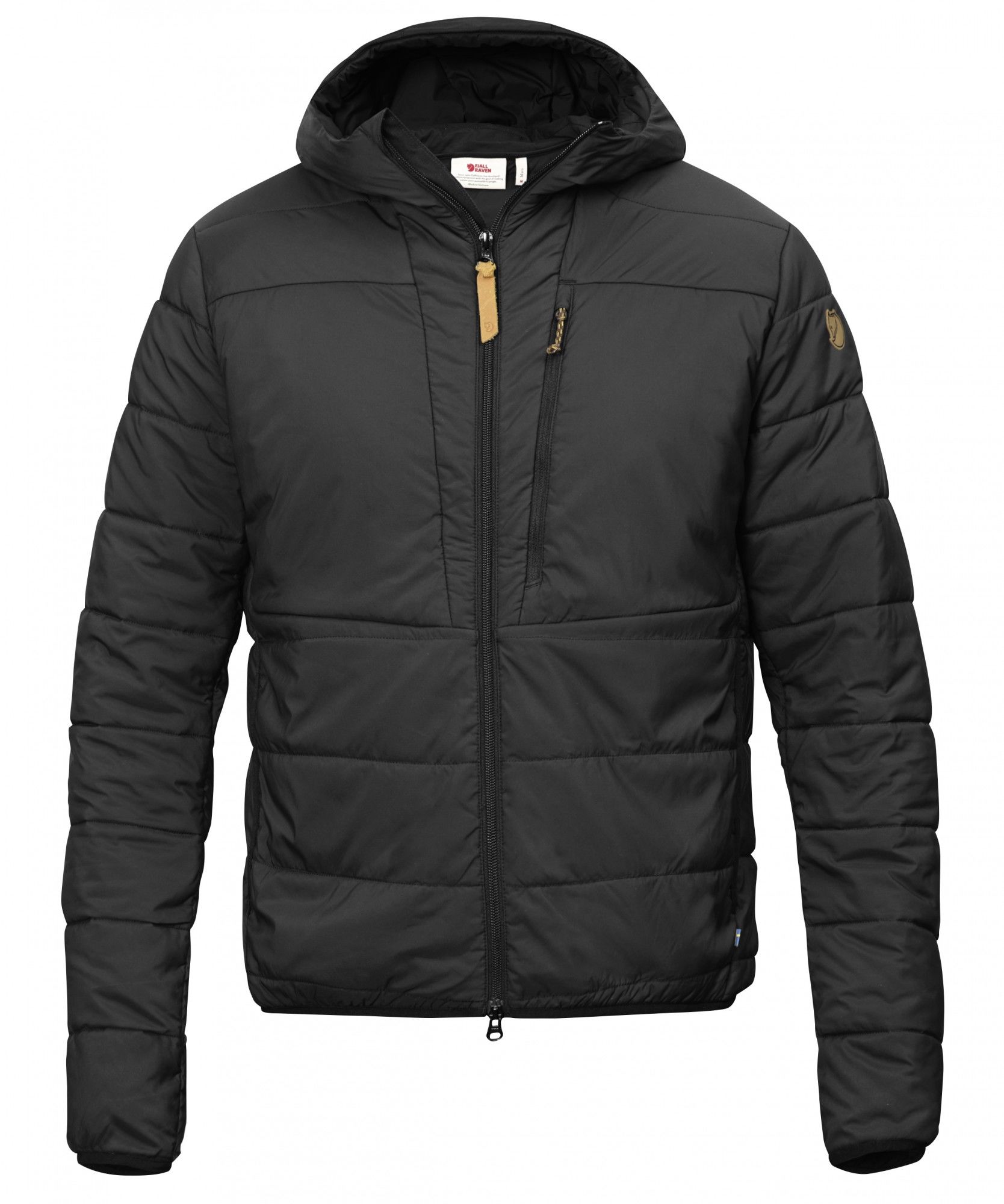 Fjllrven Keb Padded Hoodie Schwarz- Male Daunen Isolationsjacken- Grsse XS - Farbe Black