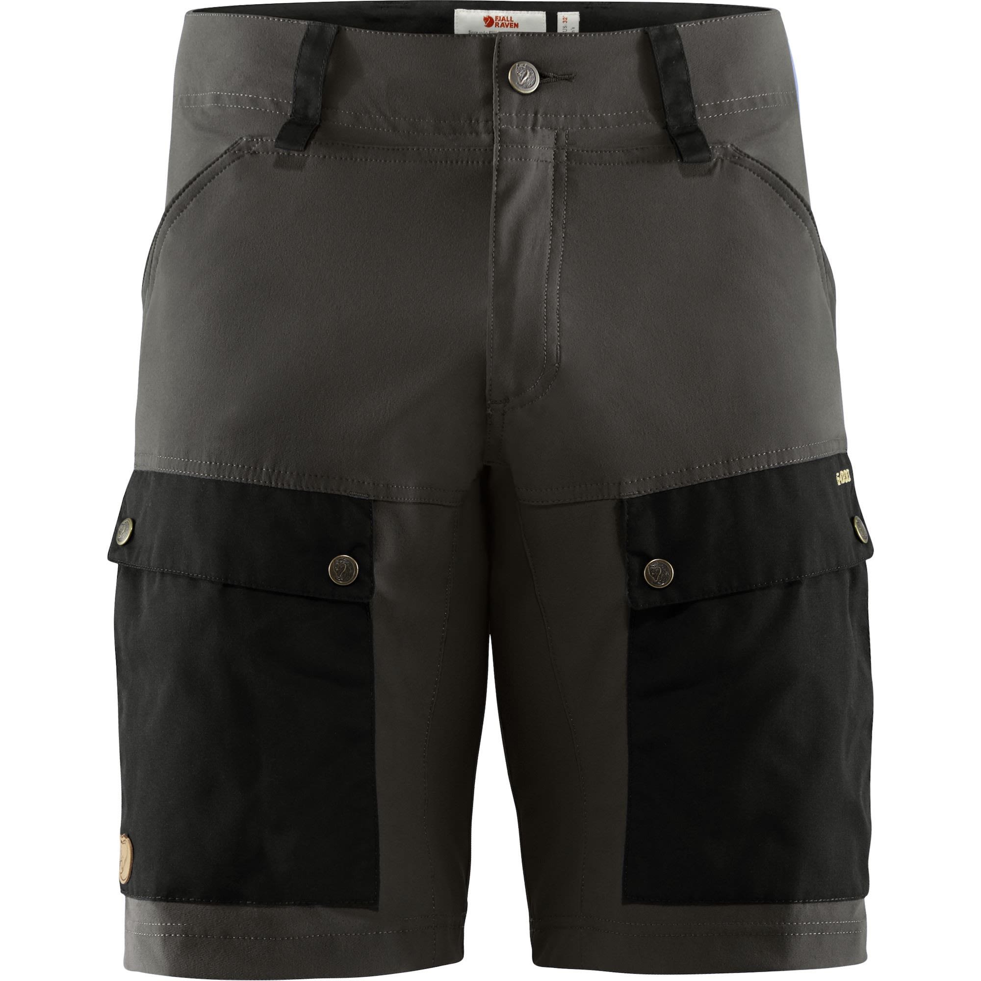 Fjllrven Keb Shorts Colorblock - Grau - Schwarz- Male G-1000(R) Shorts- Grsse 44 - Farbe Black - Stone Grey