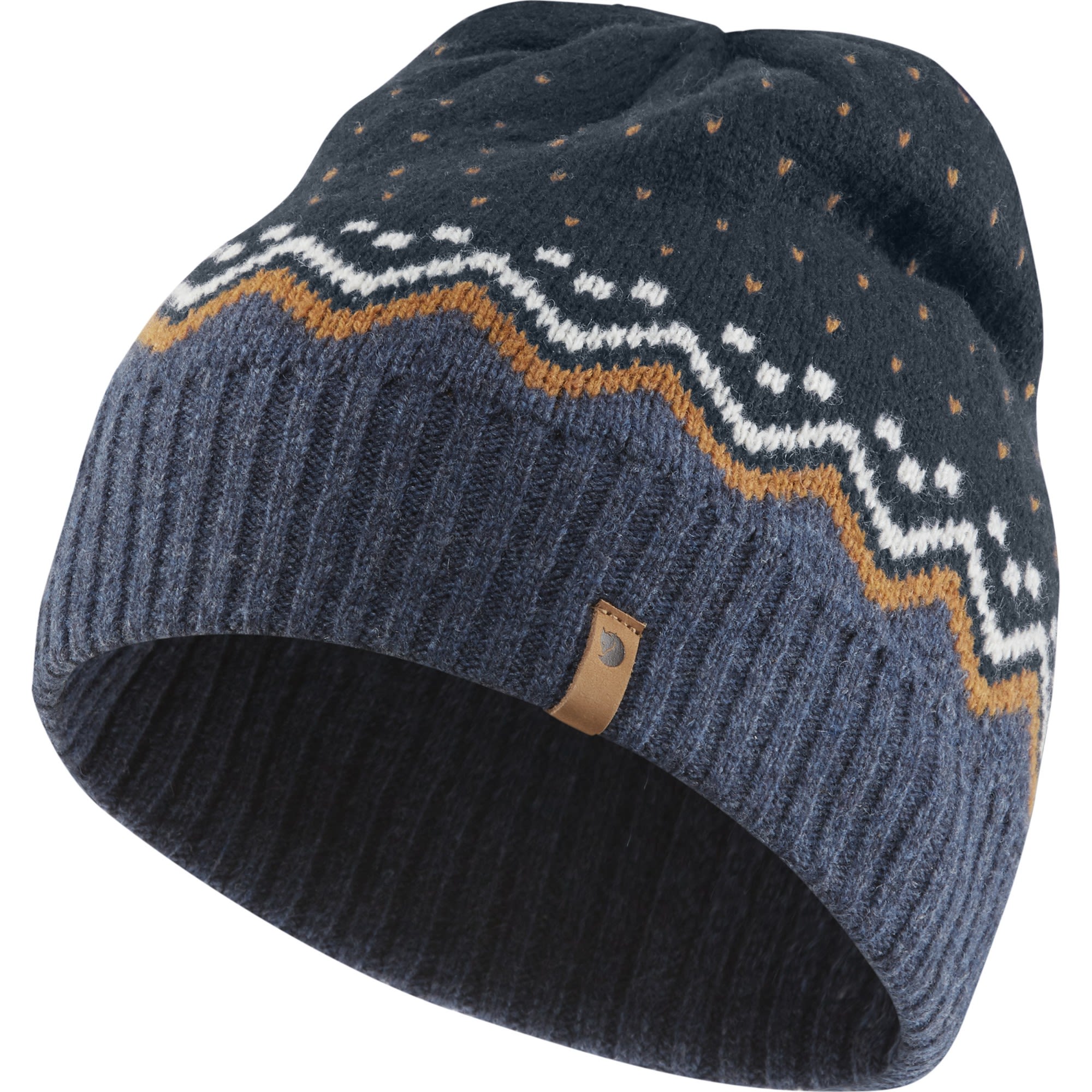 Fjllrven vik Knit Hat Blau- Kopfbedeckungen- Grsse One Size - Farbe Dark Navy