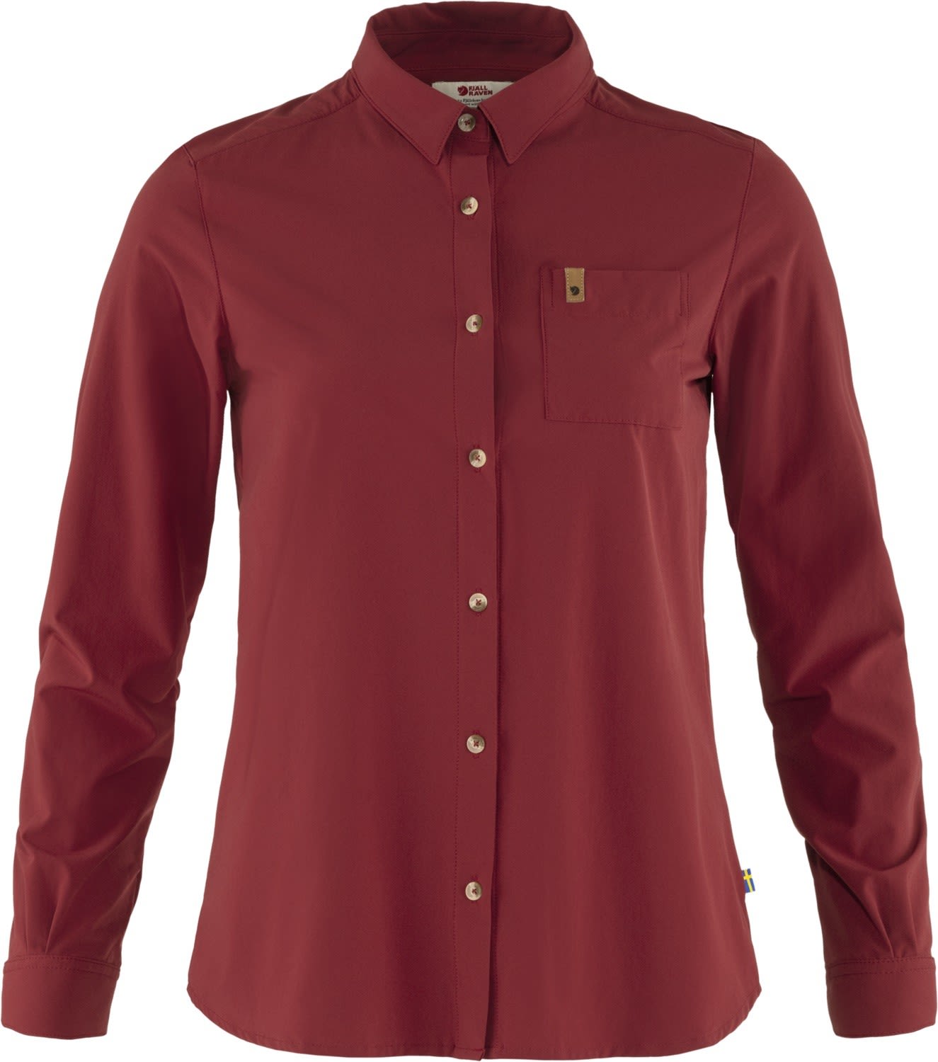 Fjllrven vik Lite Shirt Long-Sleeve Rot- Female Hemden- Grsse M - Farbe Pomegranate Red