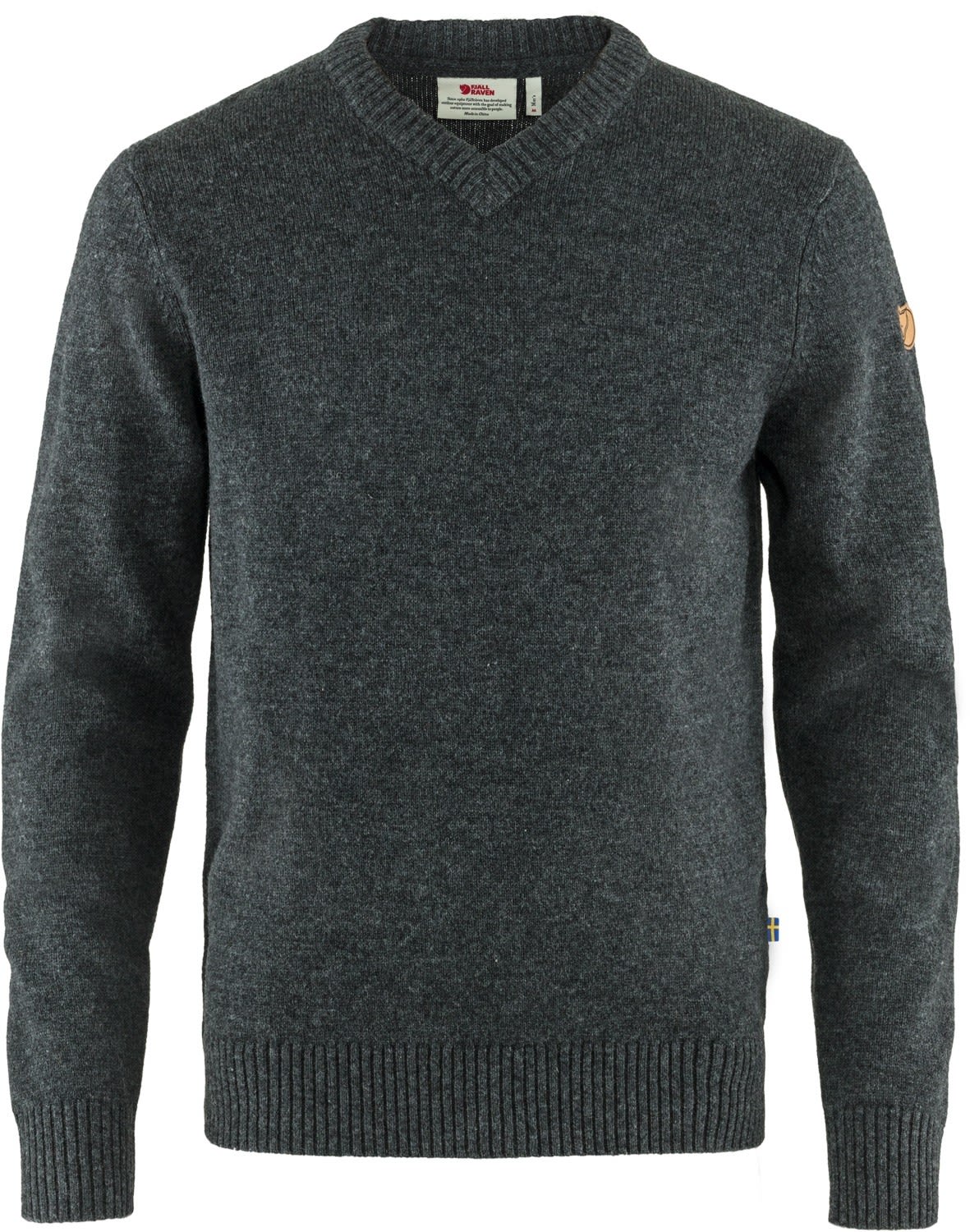 Fjllrven vik V-Neck Sweater Grau- Male G-1000(R) Freizeitpullover- Grsse M - Farbe Dark Grey