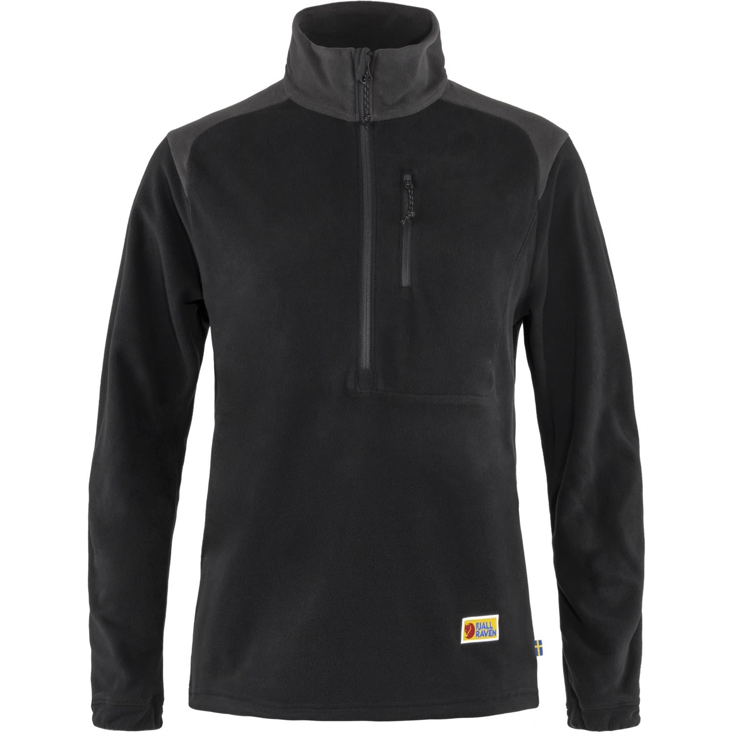 Fjllrven Vardag Lite Fleece Schwarz- Female Fleece- und Powerstretch-Pullover- Grsse XS - Farbe Black - Dark Grey