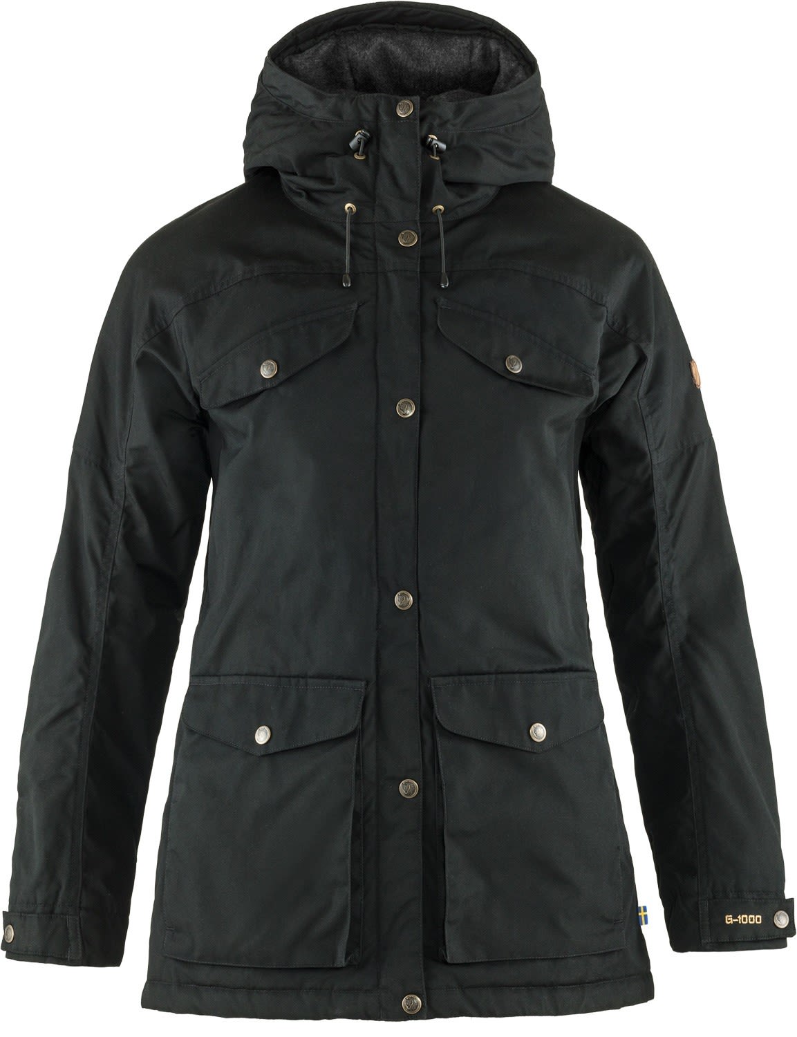 Fjllrven Vidda Pro Wool Padded Jacket Schwarz- Female G-1000(R) Winterjacken- Grsse XS - Farbe Black