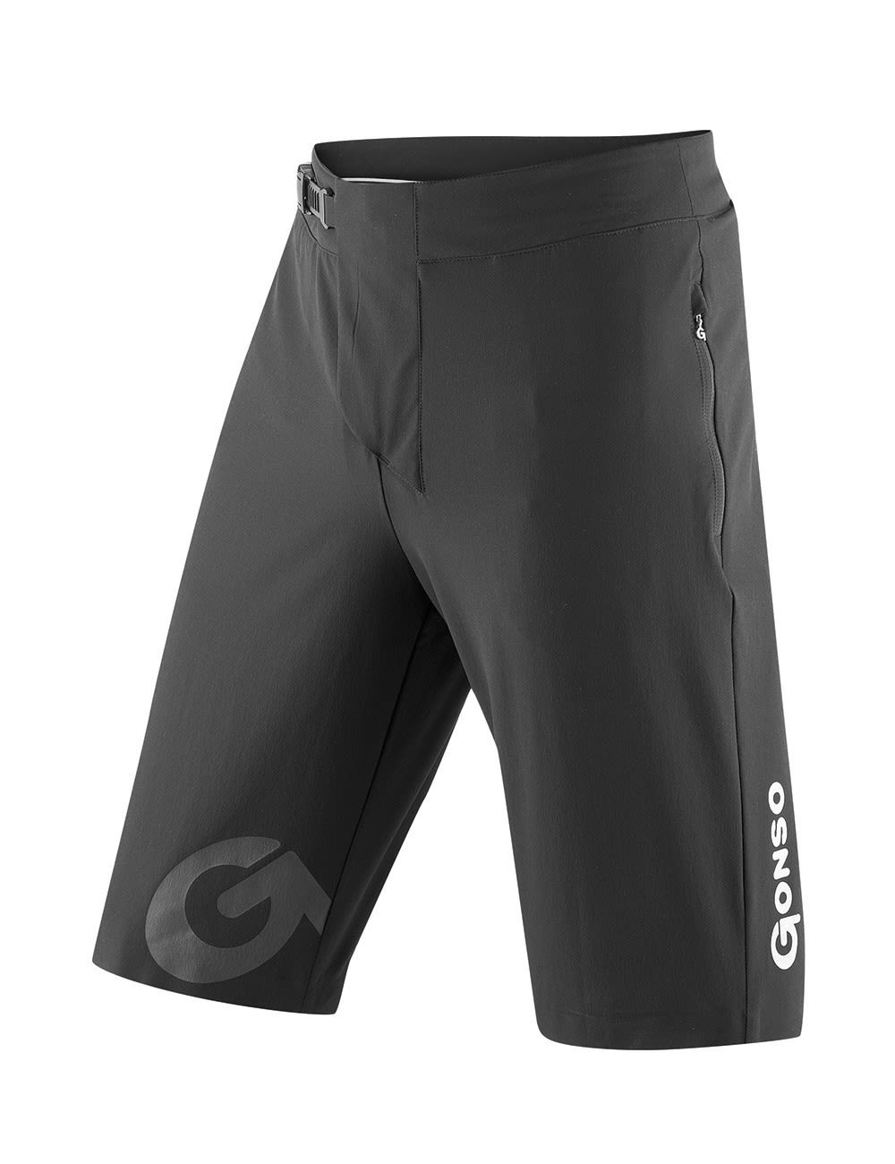 Gonso Sitivo Shorts bergrsse Schwarz- Male Shorts- Grsse 3XL - Farbe Black - Bright Green