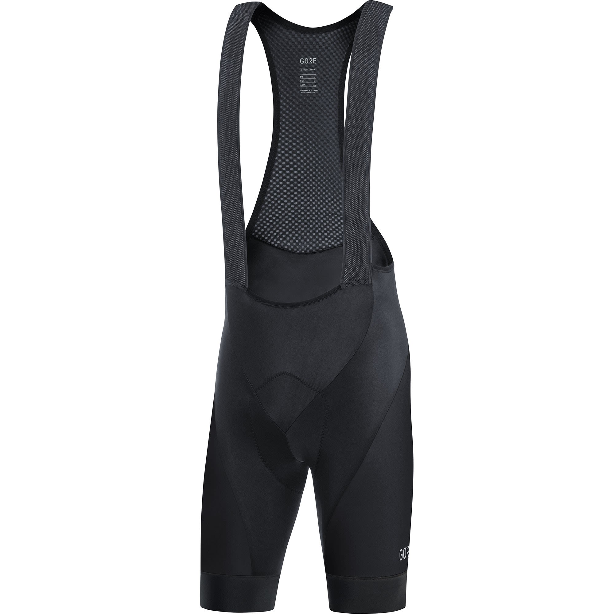 Gore C3 Bib Shorts+ Schwarz- Male Tights- Grsse S - Farbe Black