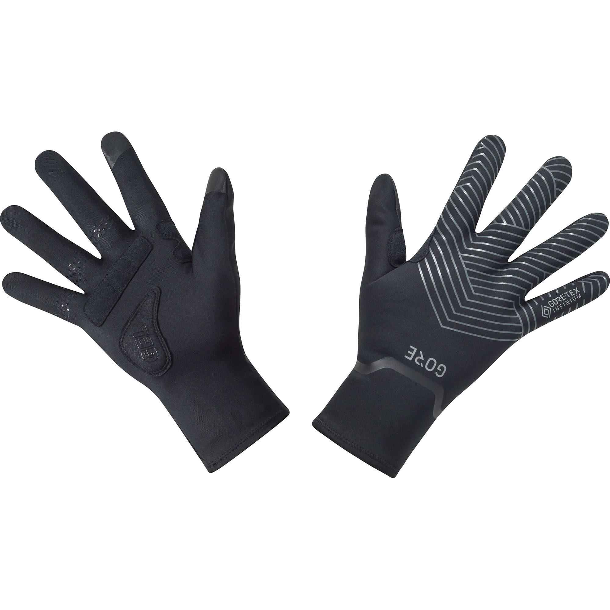 Gore C3 Gore-Tex Infinium Stretch Mid Gloves Schwarz- Gore-Tex(R) Fingerhandschuhe- Grsse 11 - Farbe Black unter Gore Wear