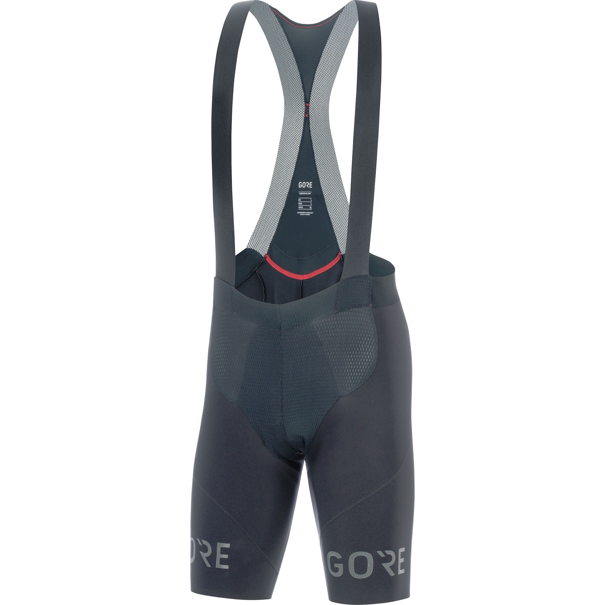 Gore C7 Long Distance Bib Shorts+ Schwarz- Male Tights- Grsse S - Farbe Black