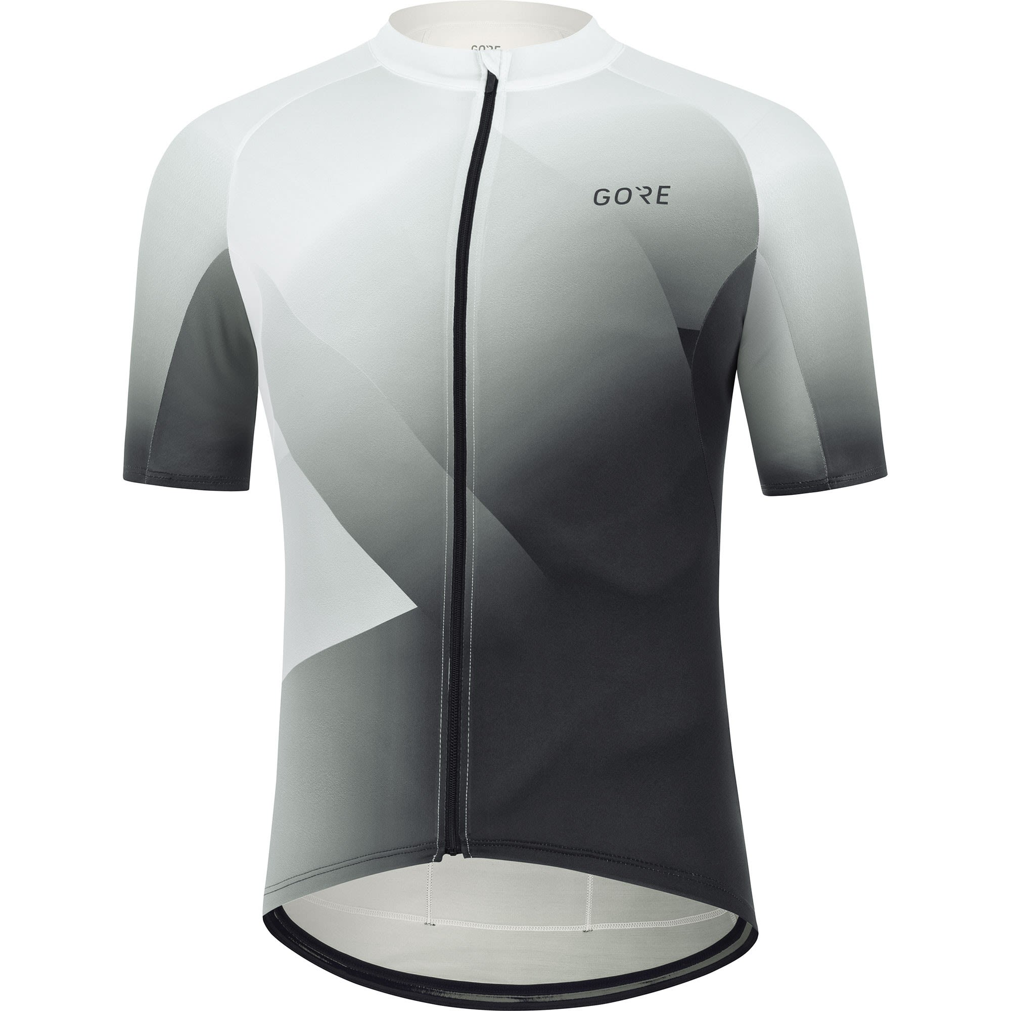 Gore Fade Jersey Schwarz - Weiss- Male Kurzarm-Shirts- Grsse S - Farbe White - Black