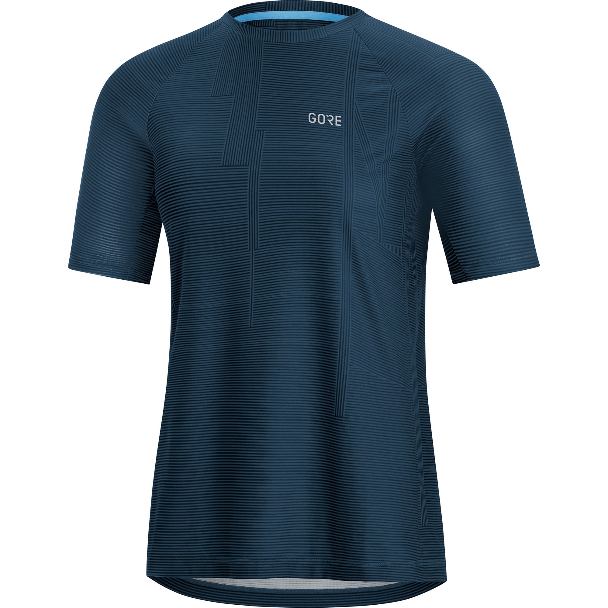 Gore Line Brand Shirt Blau- Female Kurzarm-Shirts- Grsse 36 - Farbe Deep Water Blue - Dynamic Cyan