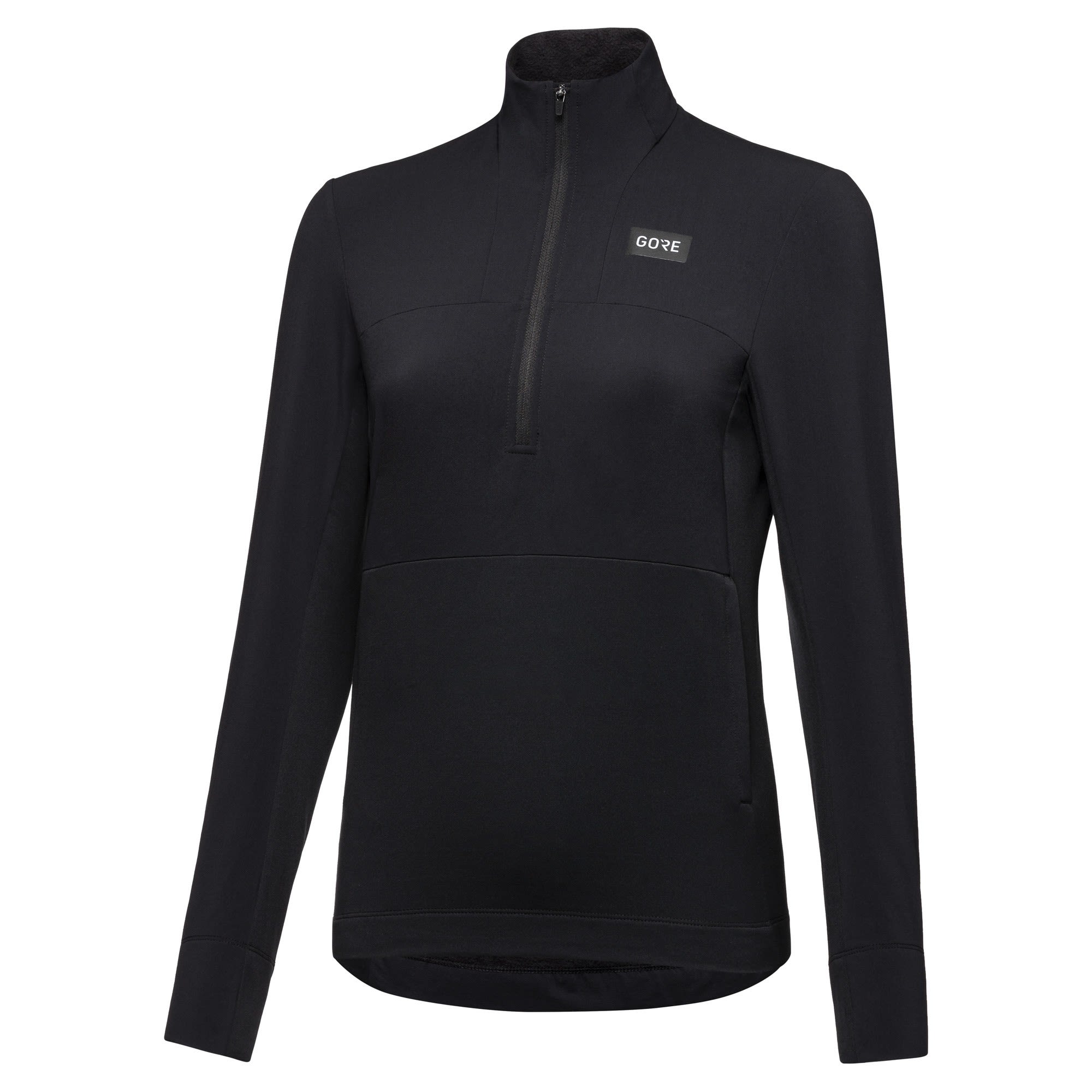 Gore Trailkpr Hybrid 1-2-Zip Schwarz- Female Langarm-Shirts- Grsse 34 - Farbe Black unter Gore Wear