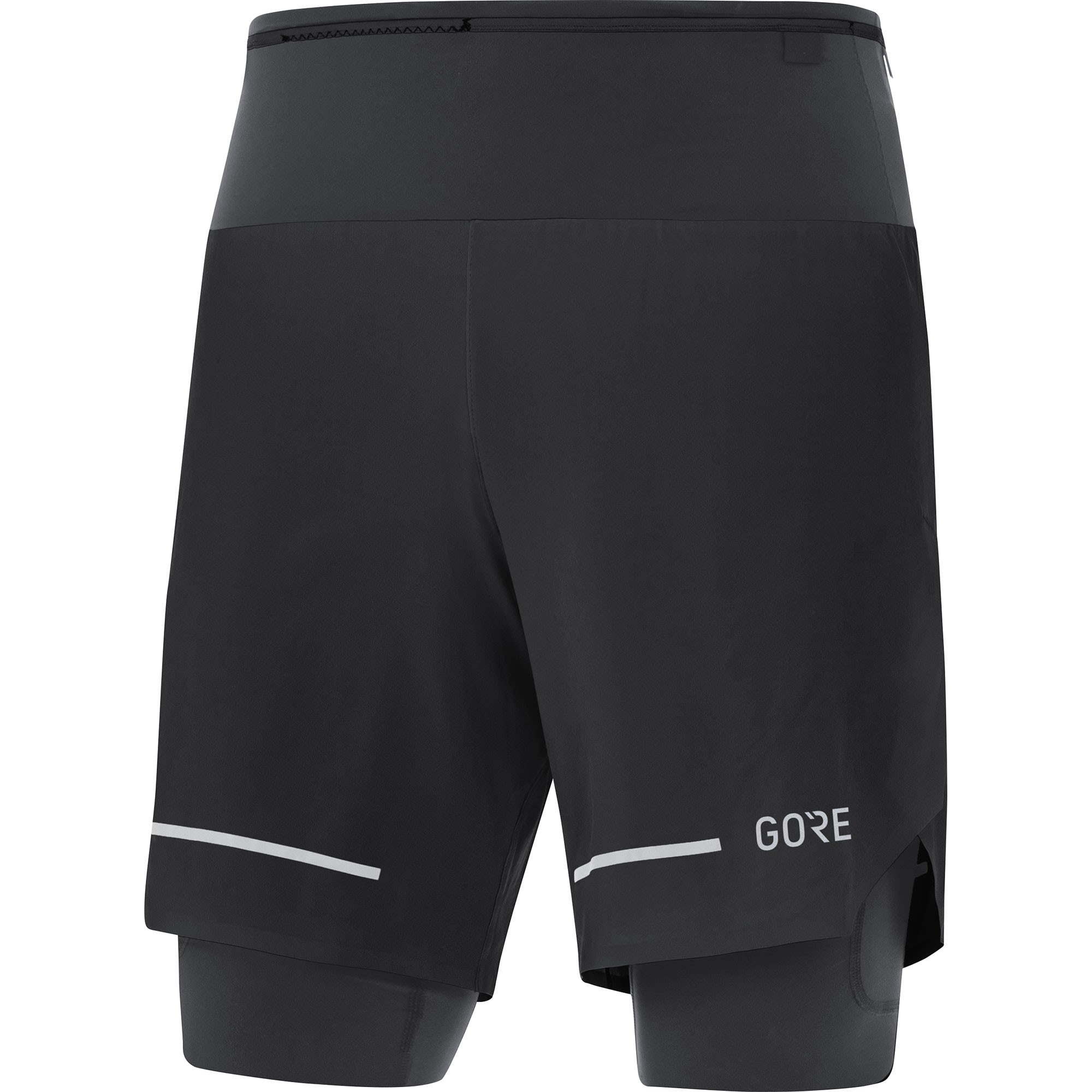 Gore Ultimate 2in1 Shorts Schwarz- Male Tights- Grsse M - Farbe Black