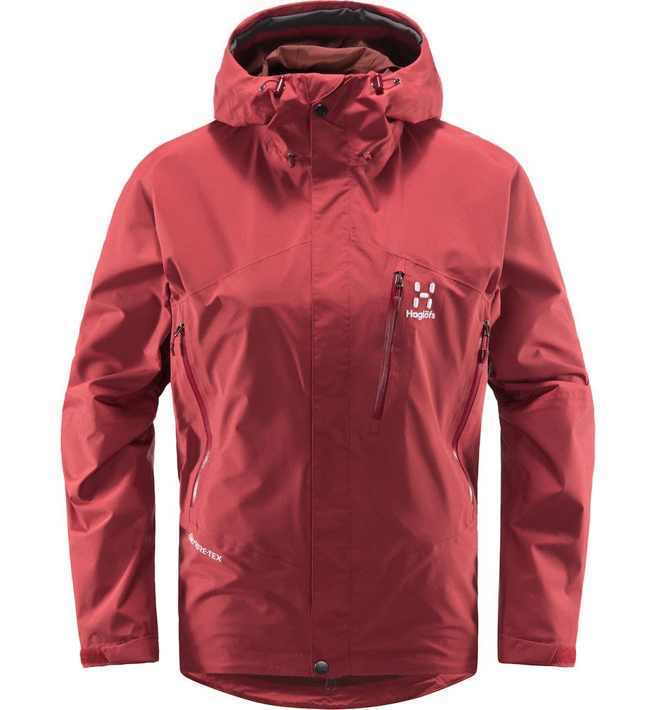 Haglfs Astral Gtx(R)(R) Jacket Rot- Female Gore-Tex(R) Anoraks- Grsse L - Farbe Brick Red unter Hagloefs