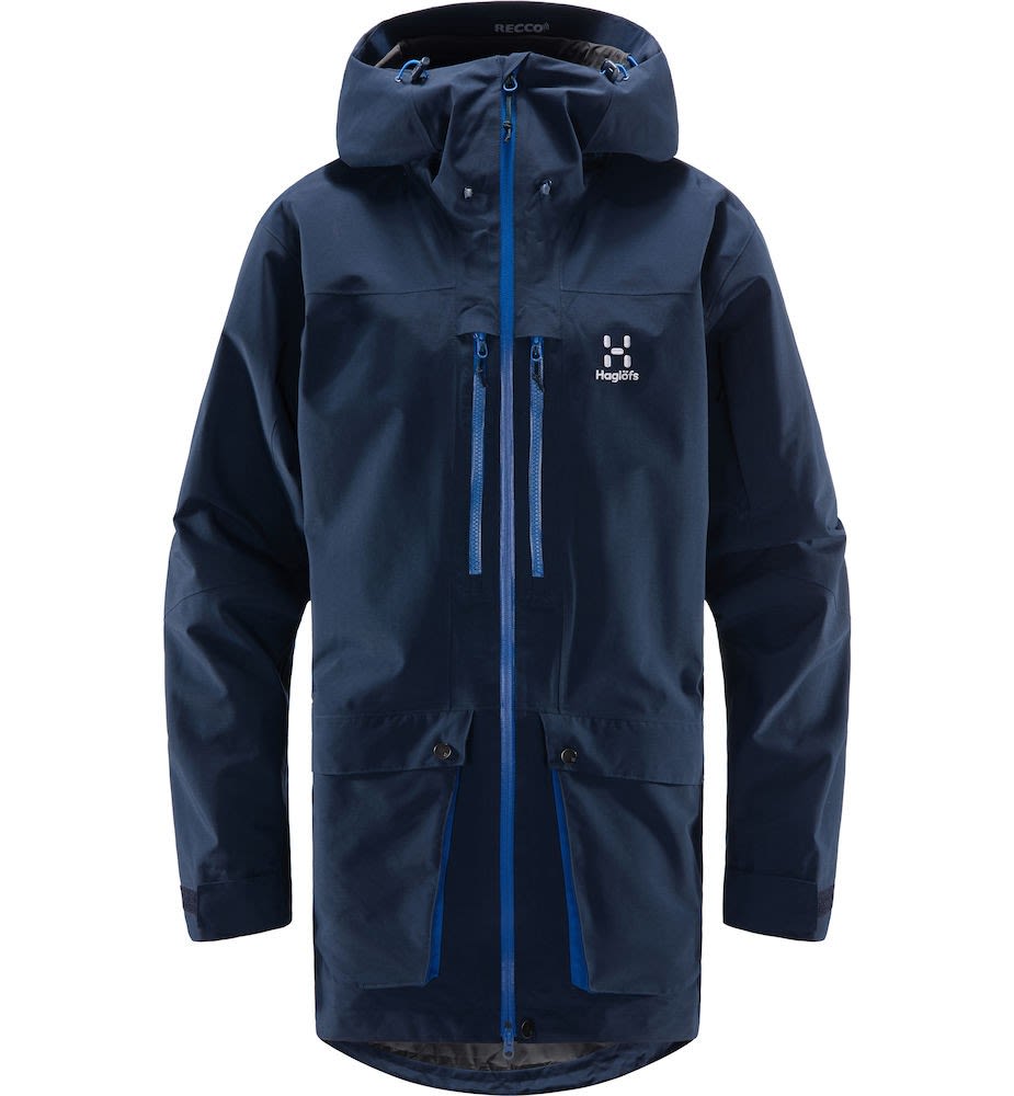 Haglfs Elation Gtx(R)(R) Parka Blau- Male Gore-Tex(R) Regenmntel- Grsse S - Farbe Tarn Blue