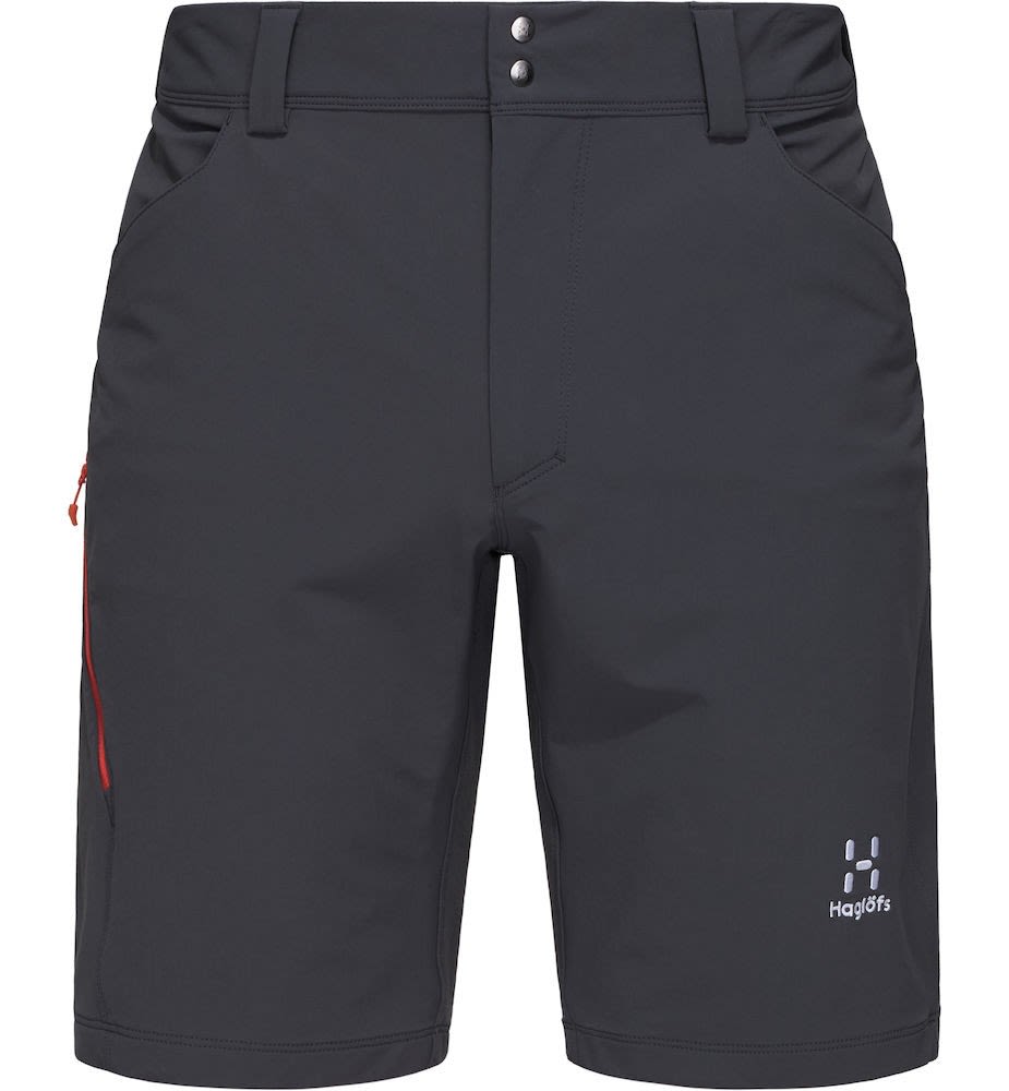 Haglfs Morn Shorts Grau- Male Shorts- Grsse M - Farbe Magnetite - Habanero