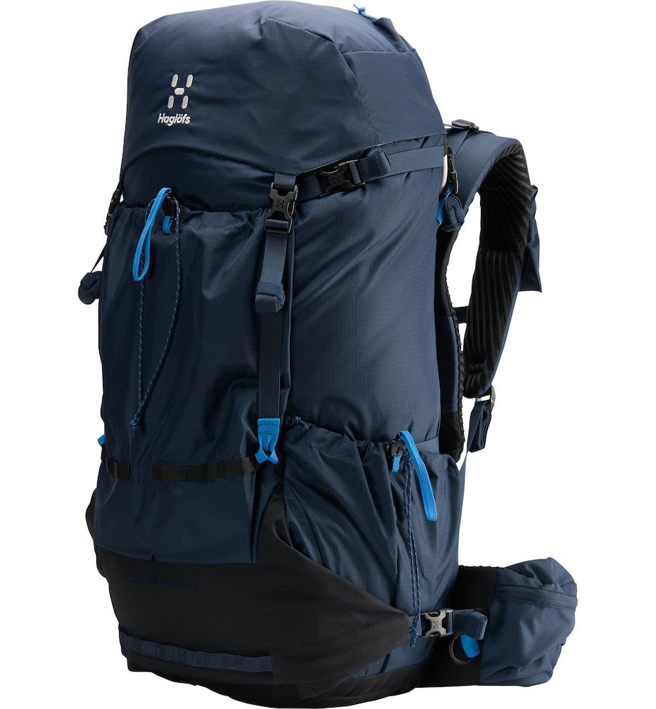 Haglfs Rugged Mountain 60L Blau- Alpin- und Trekkingruckscke- Grsse 60l - Farbe Tarn Blue - True Black