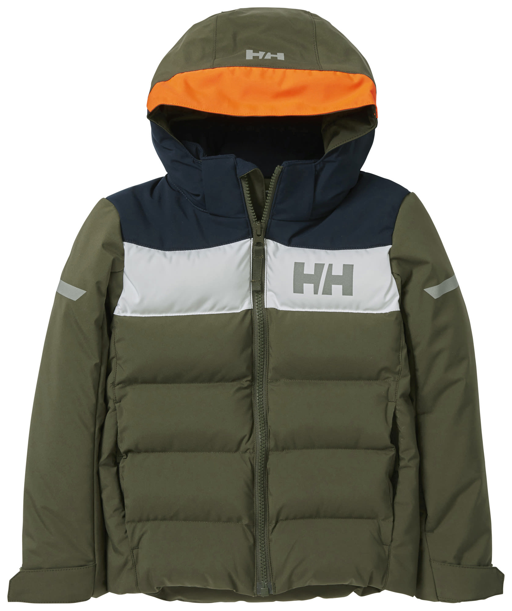 Helly Hansen Kids Vertical Insulated Jacket Oliv- PrimaLoft(R) Anoraks- Grsse 104 - Farbe Utility Green