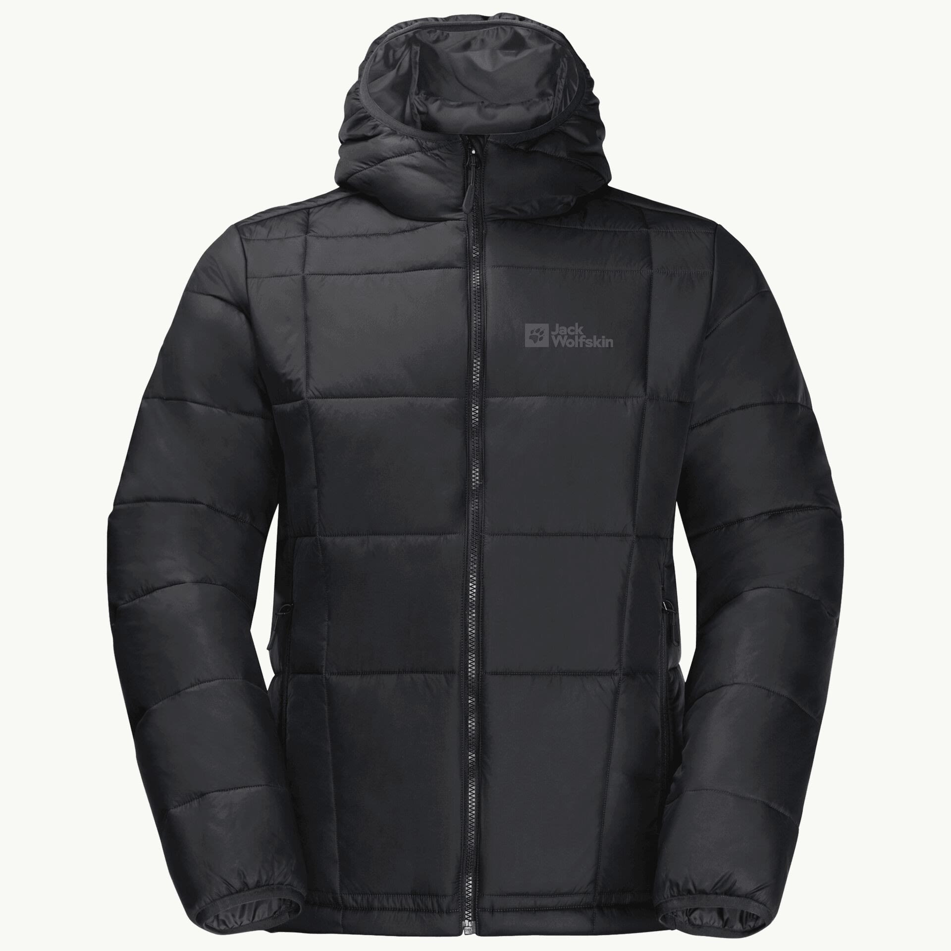 Jack Wolfskin Bergland INS Hoody Schwarz- Male PrimaLoft(R) Anoraks- Grsse M - Farbe Black