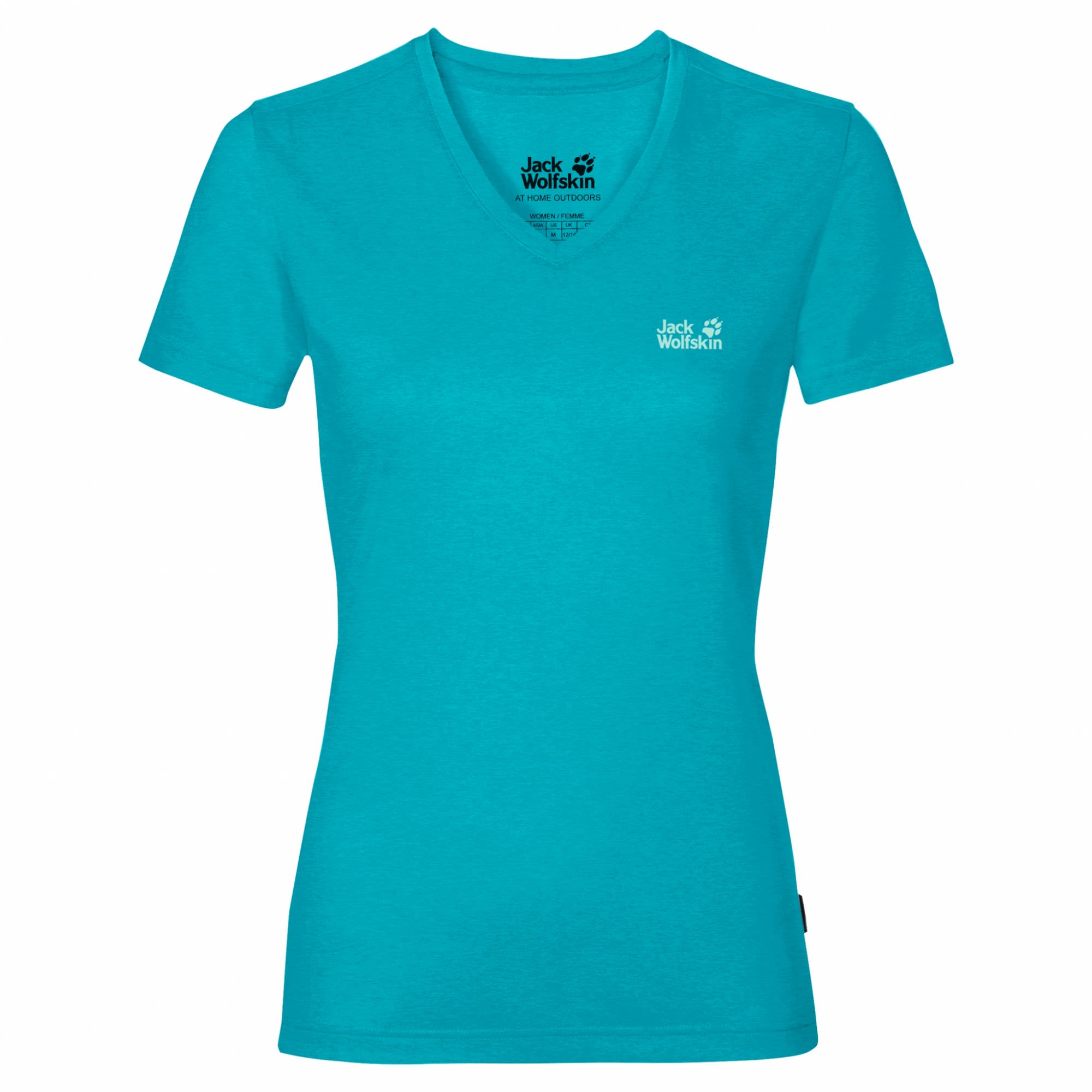 Jack Wolfskin Crosstrail Top Blau- Female Kurzarm-Shirts- Grsse XS - Farbe Dark Aqua