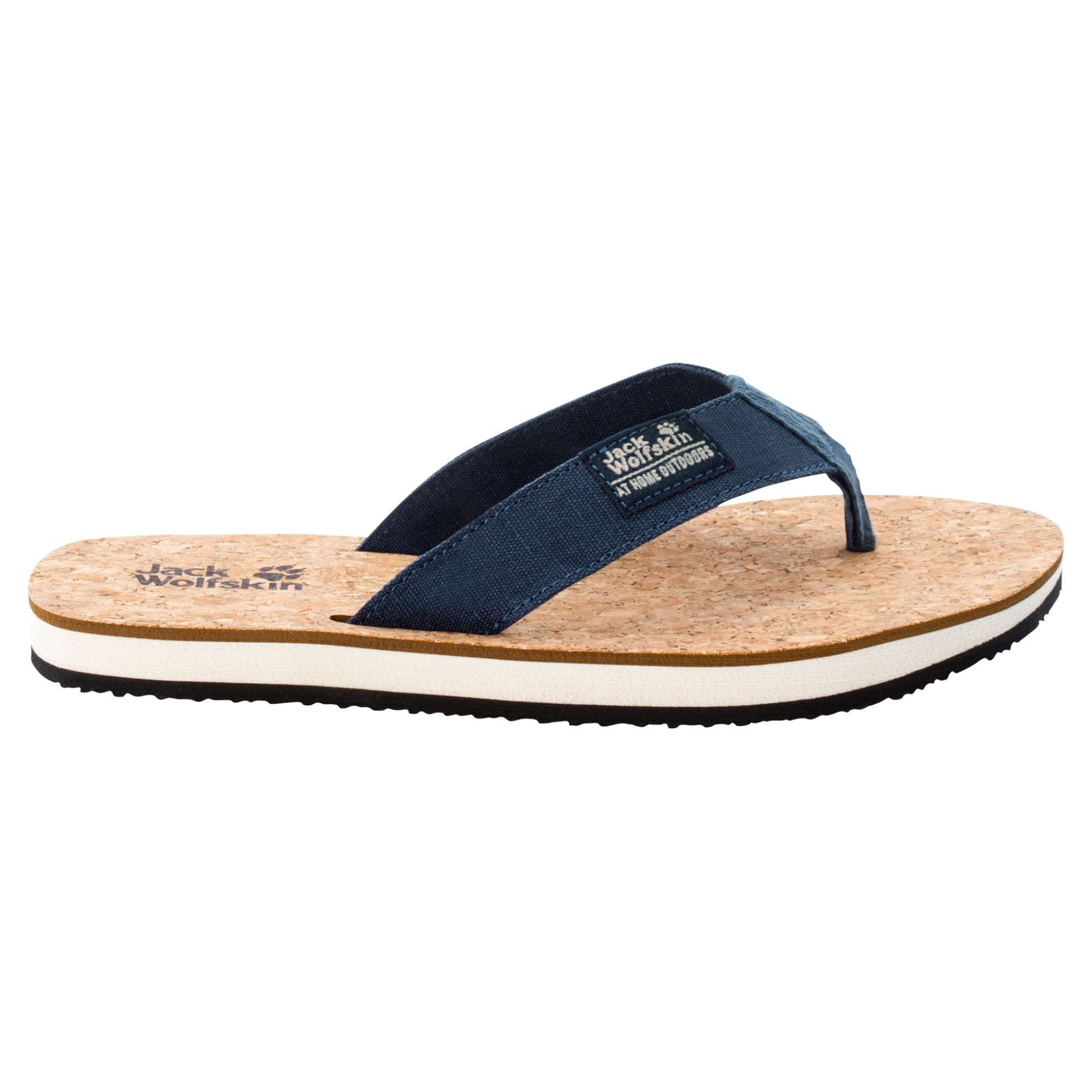 Jack Wolfskin Ecostride 2 Slipper Blau- Female Sandalen- Grsse EU 37 - Farbe Blue - Cork