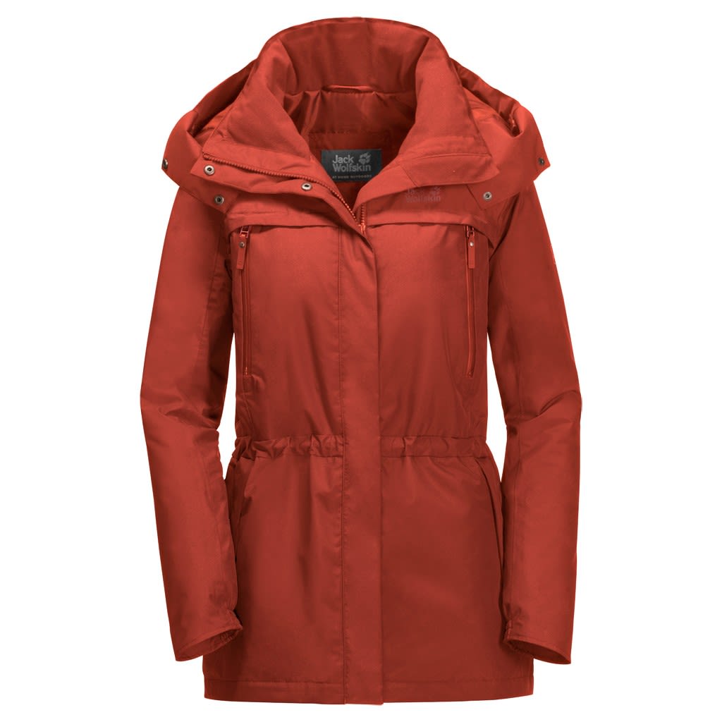 Jack Wolfskin Fairway Jacket Rot- Female Ponchos und Capes- Grsse XS - Farbe Mexican Pepper