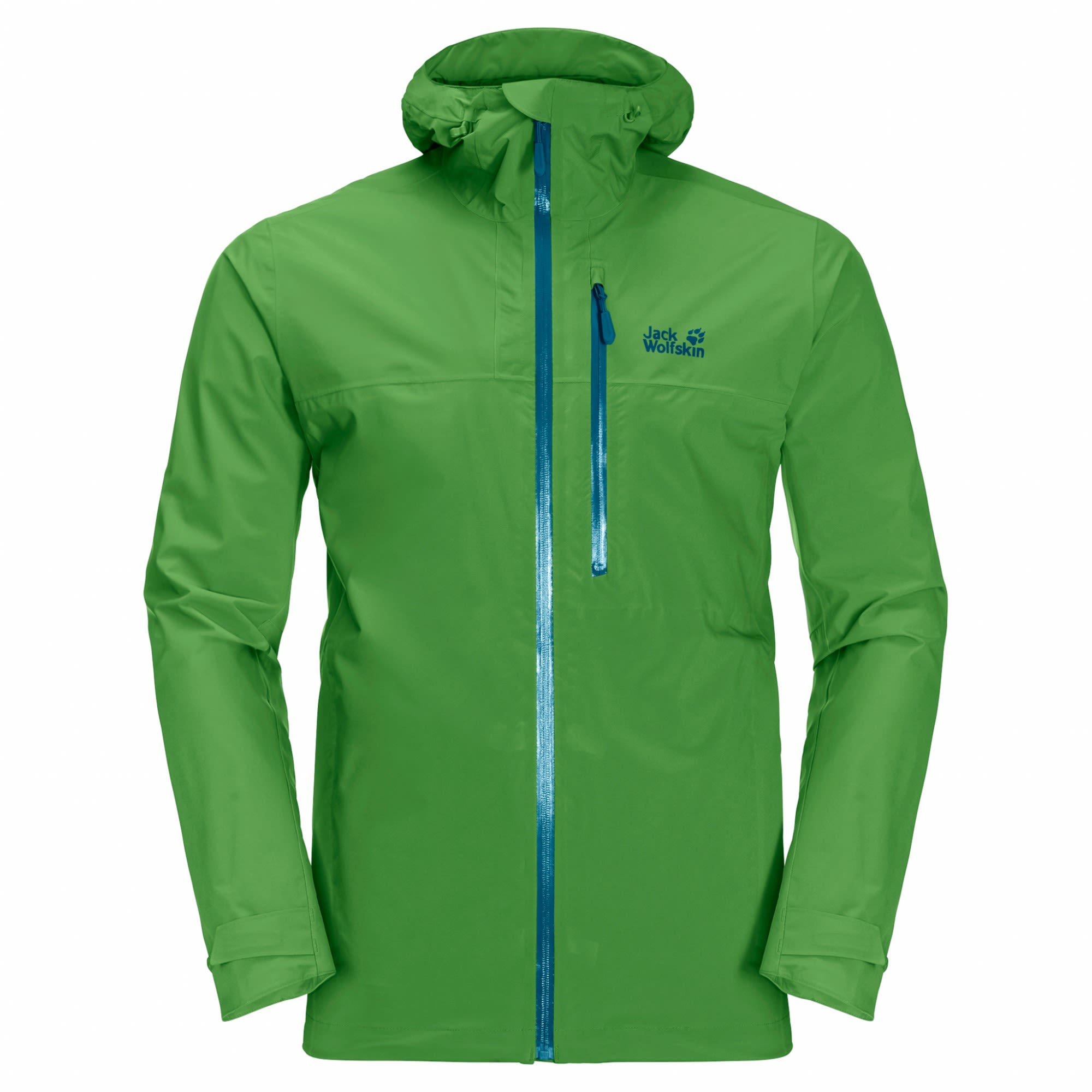 Jack Wolfskin GO Hike Jacket Grn- Male Anoraks- Grsse S - Farbe Basil Green