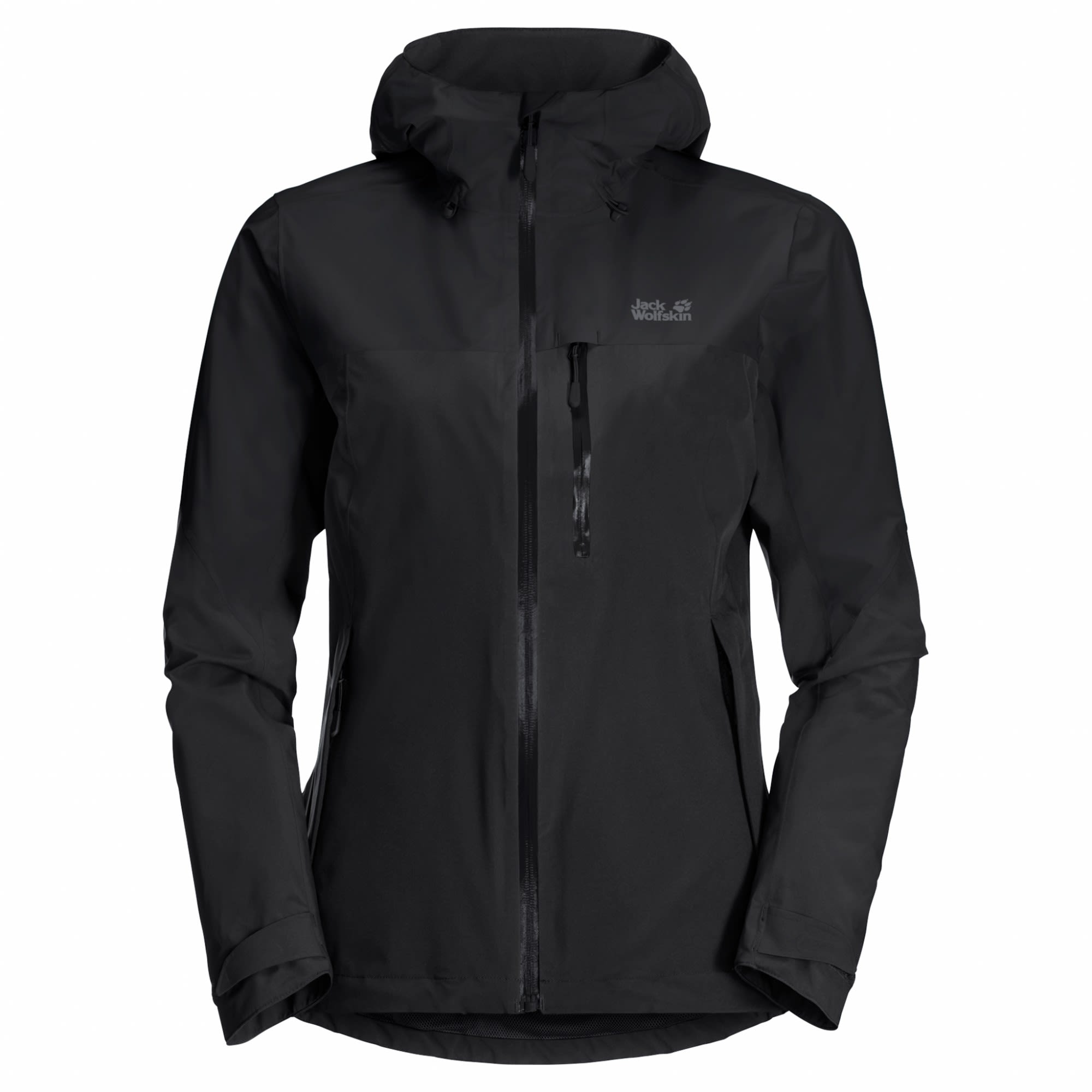 Jack Wolfskin GO Hike Jacket Schwarz- Female Anoraks- Grsse L - Farbe Black