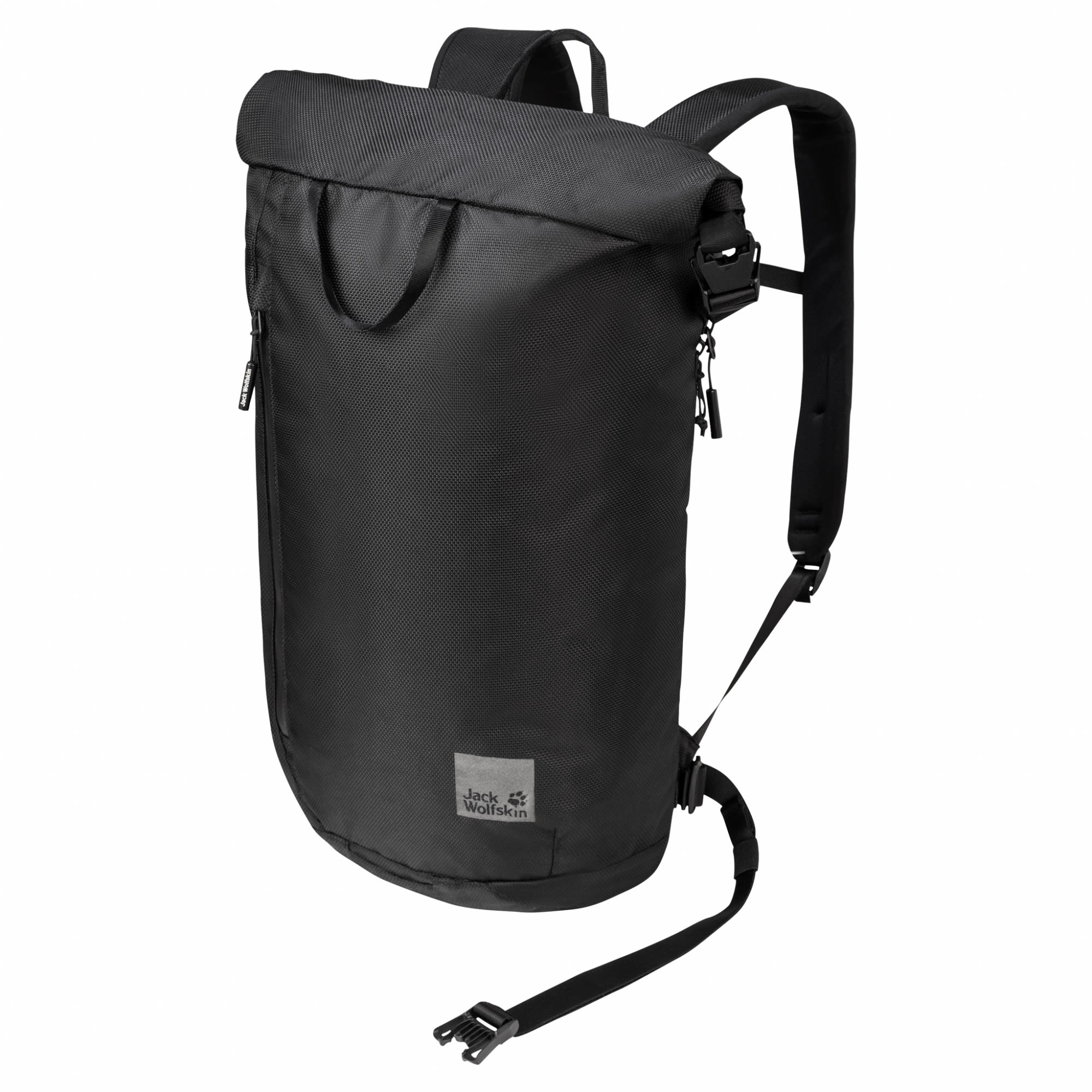 Jack Wolfskin Helsinki Rolltop Schwarz- Notebook-Ruckscke- Grsse 18l - Farbe Ultra Black