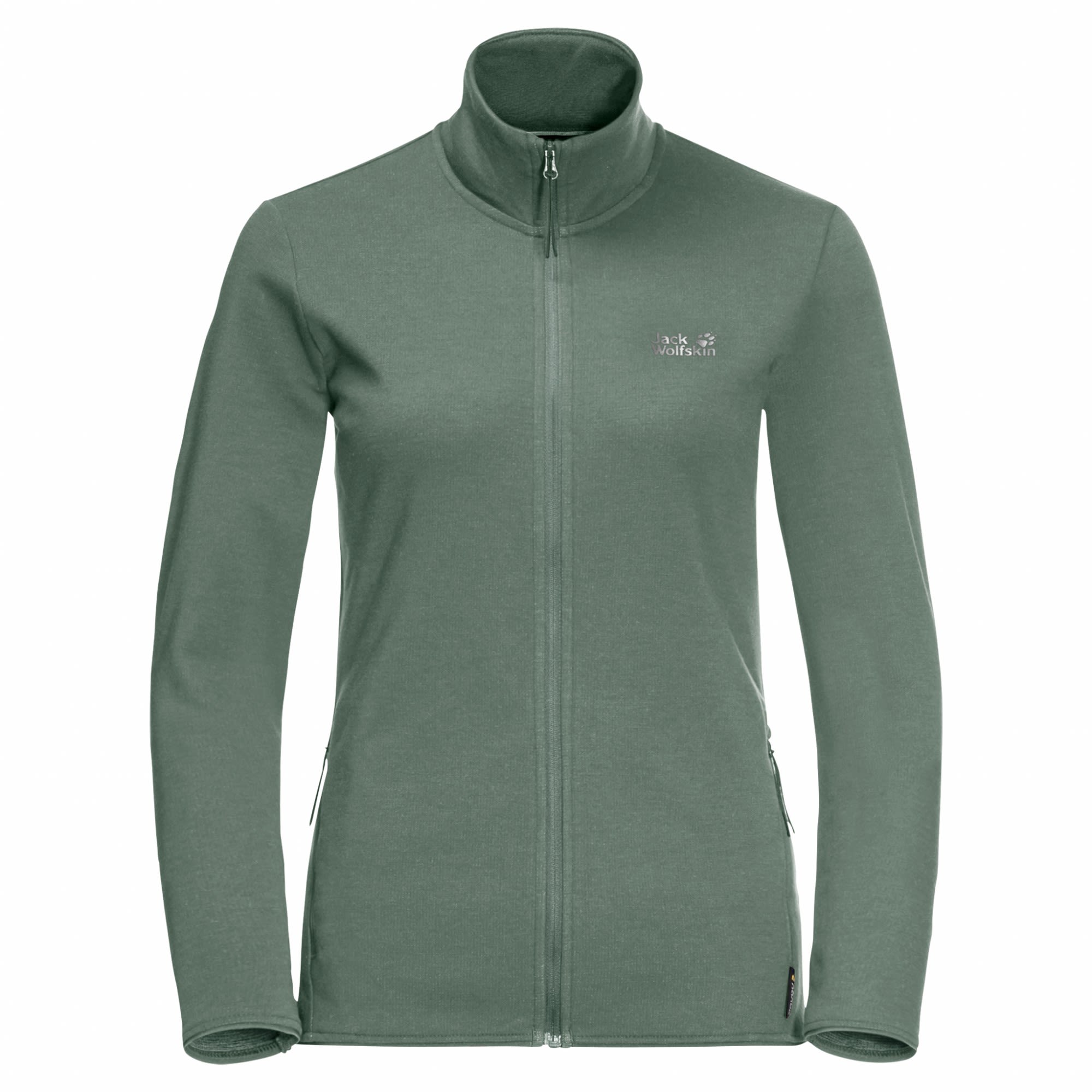 Jack Wolfskin JWaterproof Midlayer Grn- Female Anoraks- Grsse XS - Farbe Hedge Green