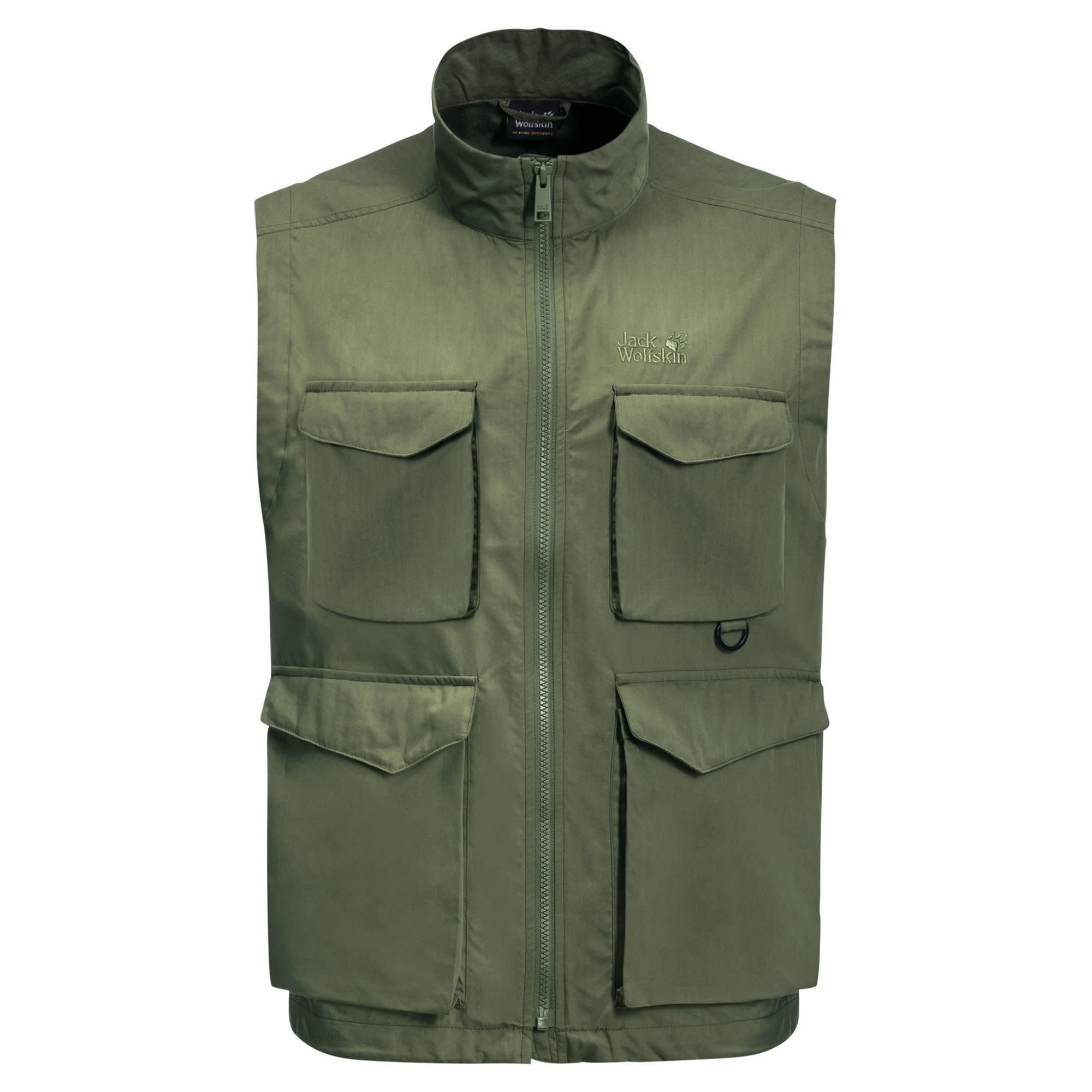 Jack Wolfskin Lakeside Trip Vest Oliv- Male Winddichte Westen- Grsse S - Farbe Greenwood